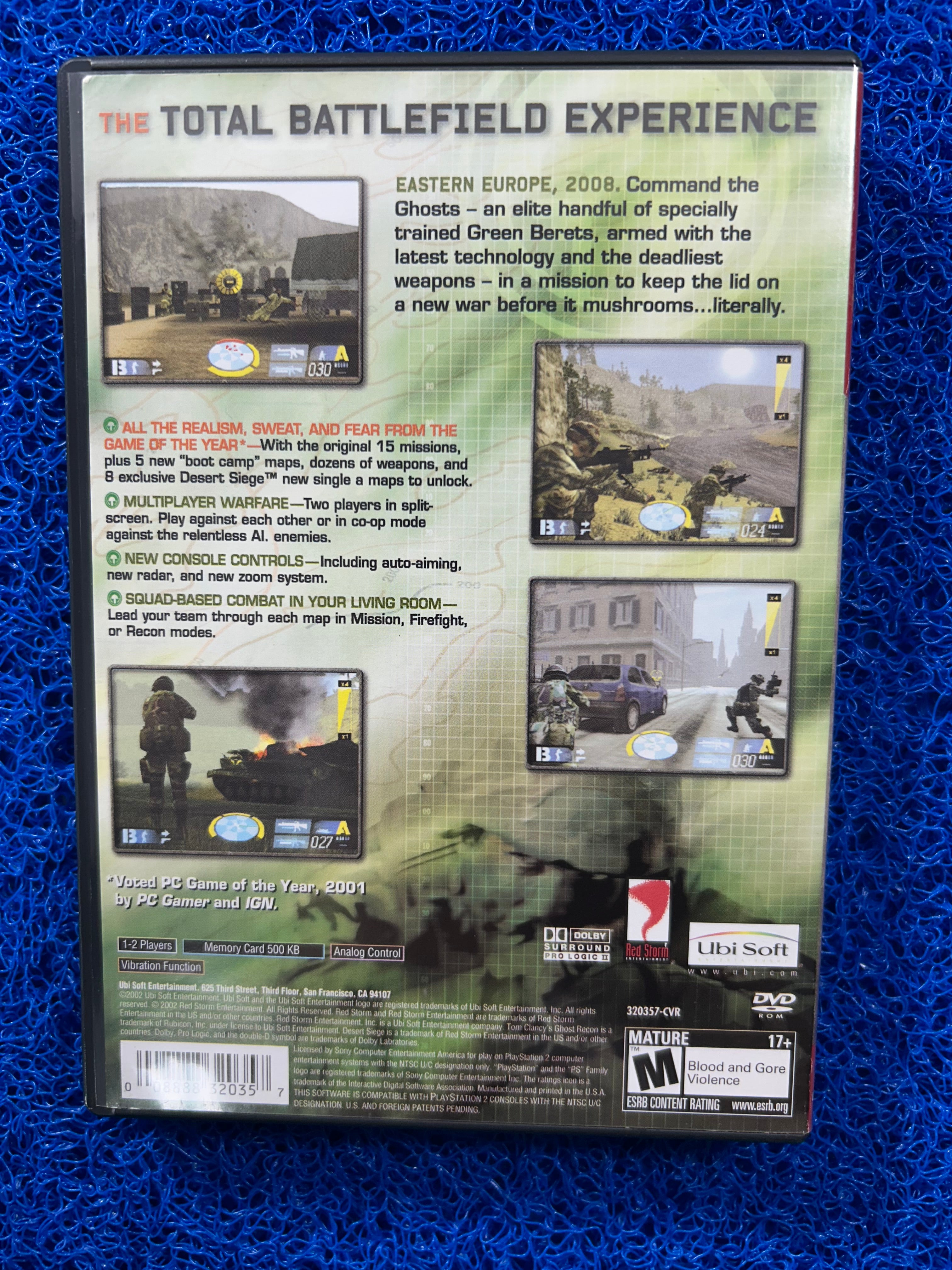 PS2 Ghost recon (A)