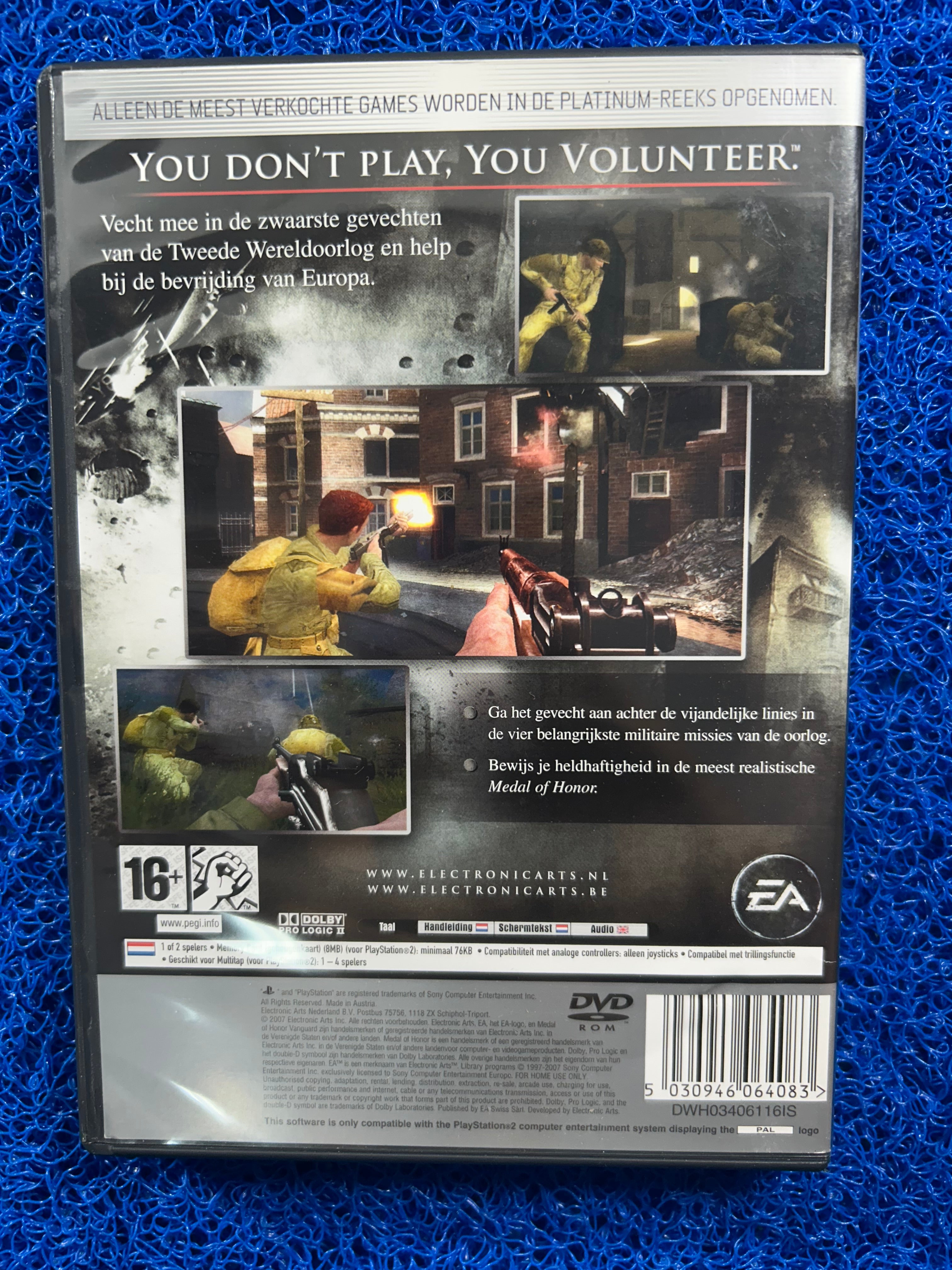 PS2 Medal of honor vanguard (E)