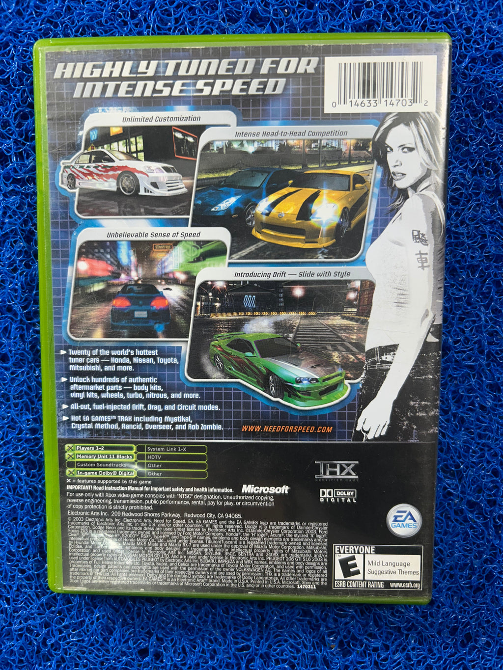 XBOX Need for speed underground (A)