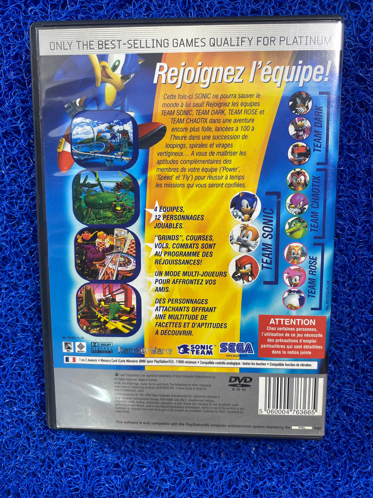 PS2# Sonic heroes (E)