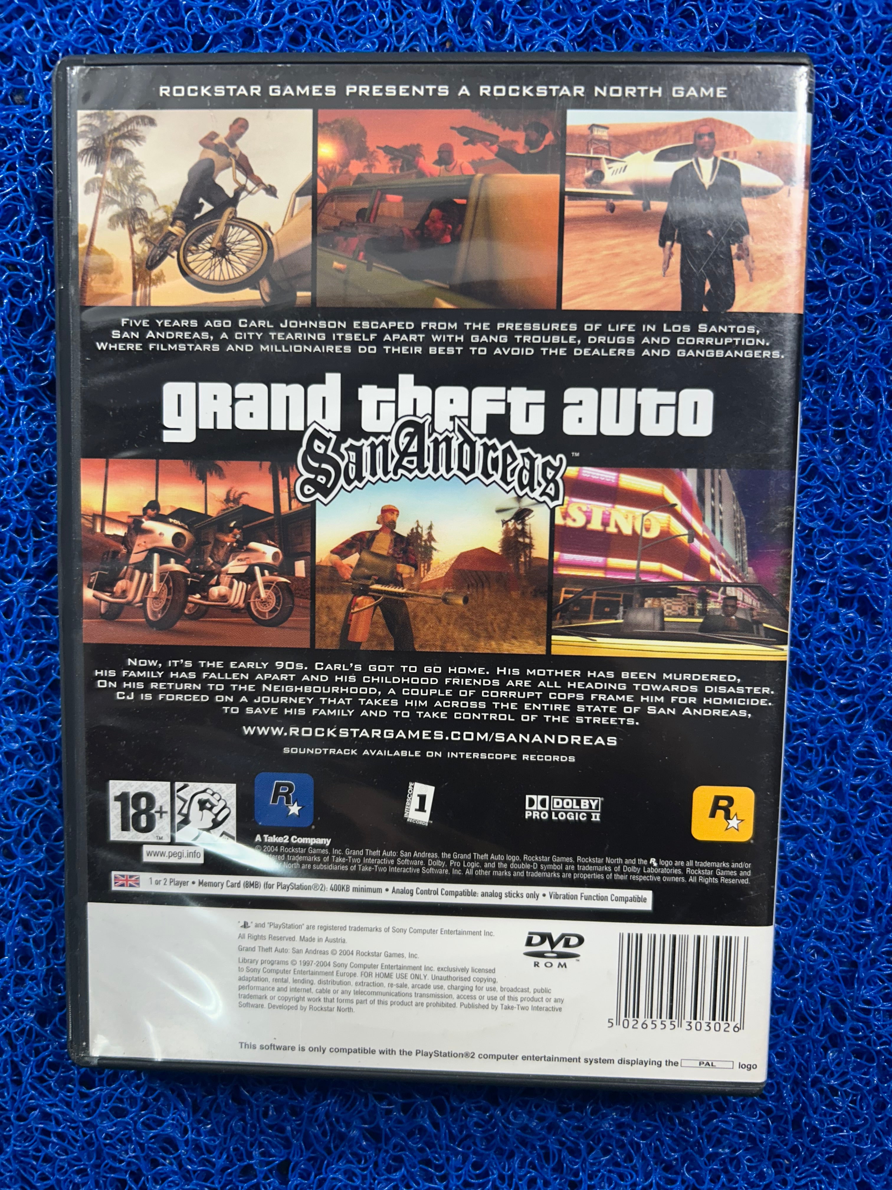 PS2 GTA San andreas (E)