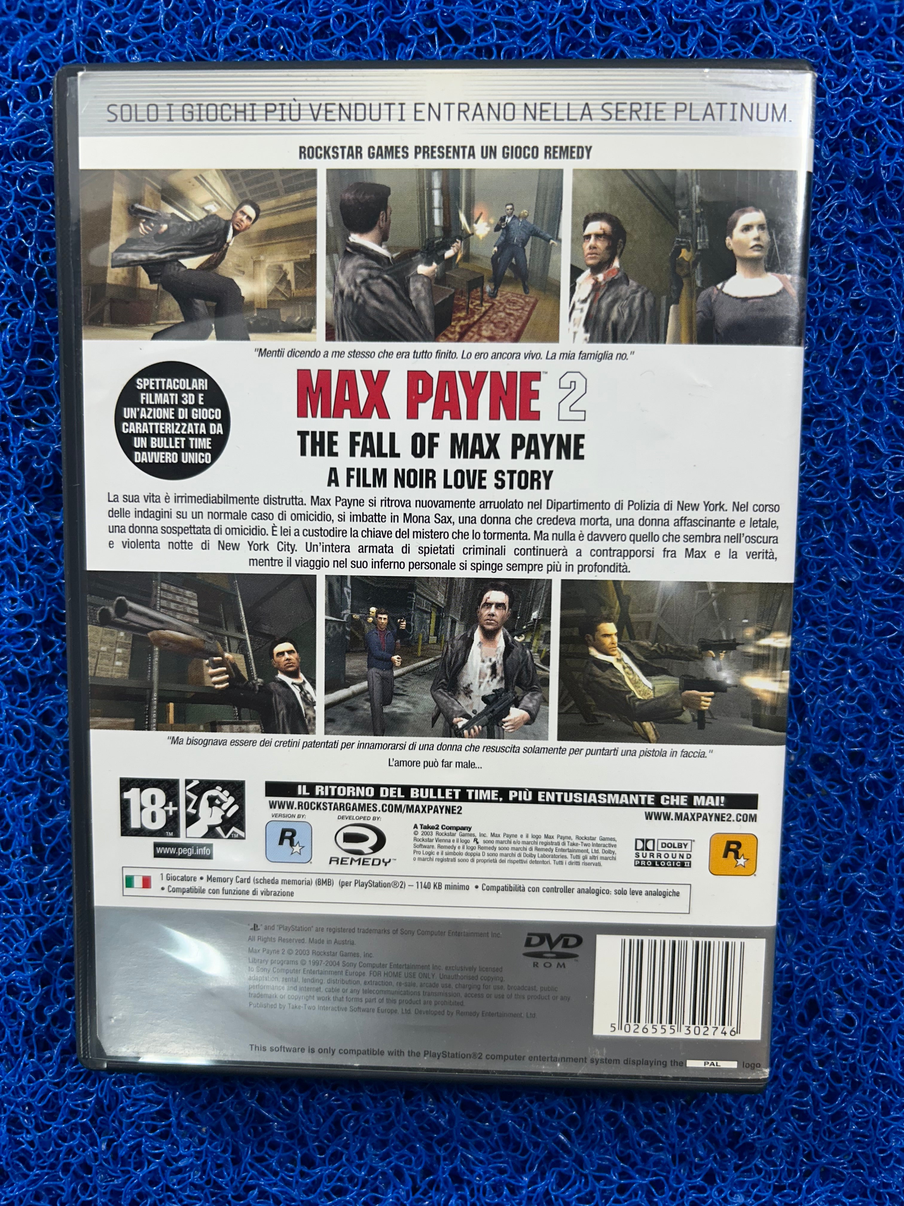 PS2 Max payne 2 (E)