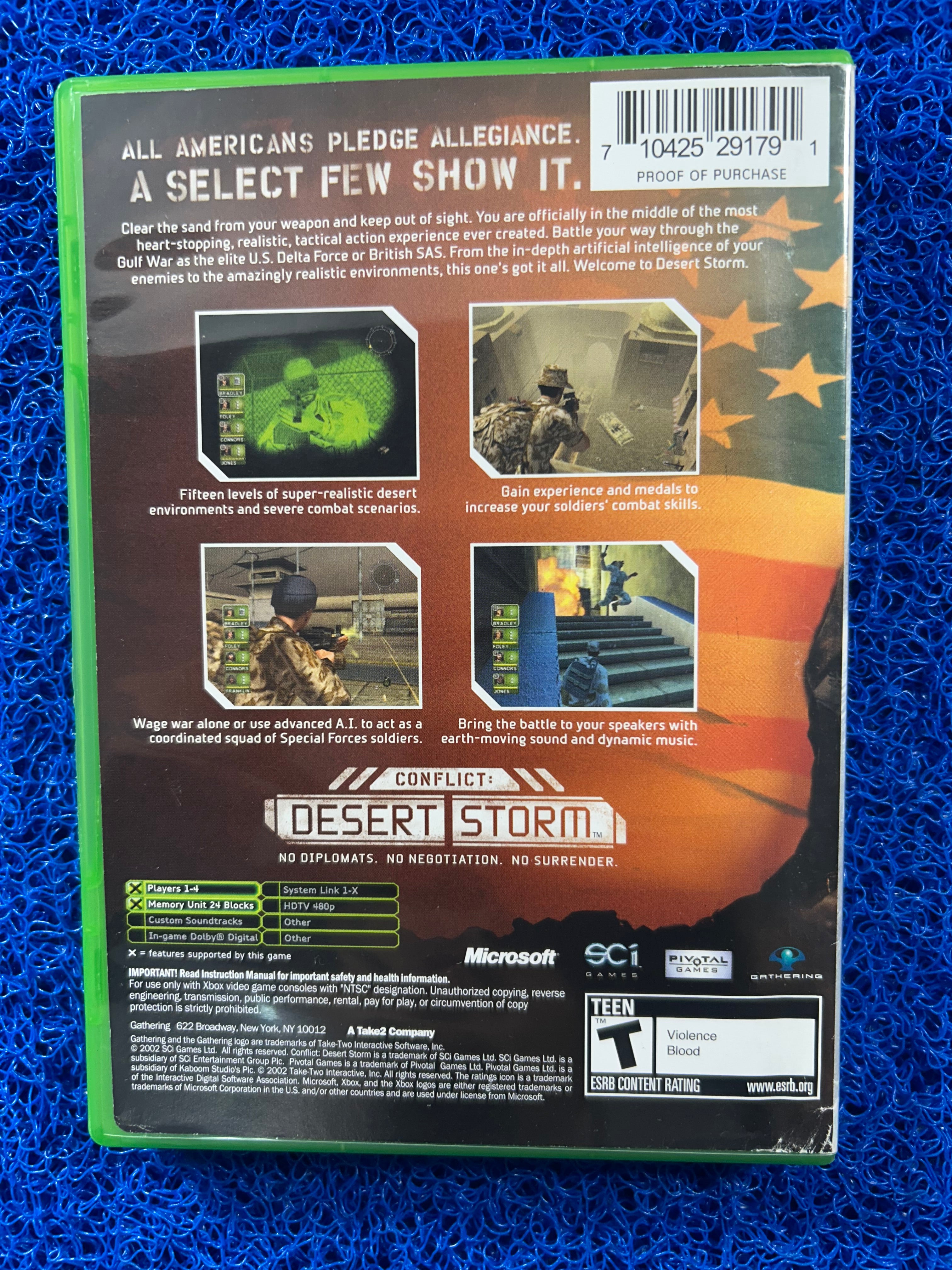 XBOX Conflict desert storm (A)