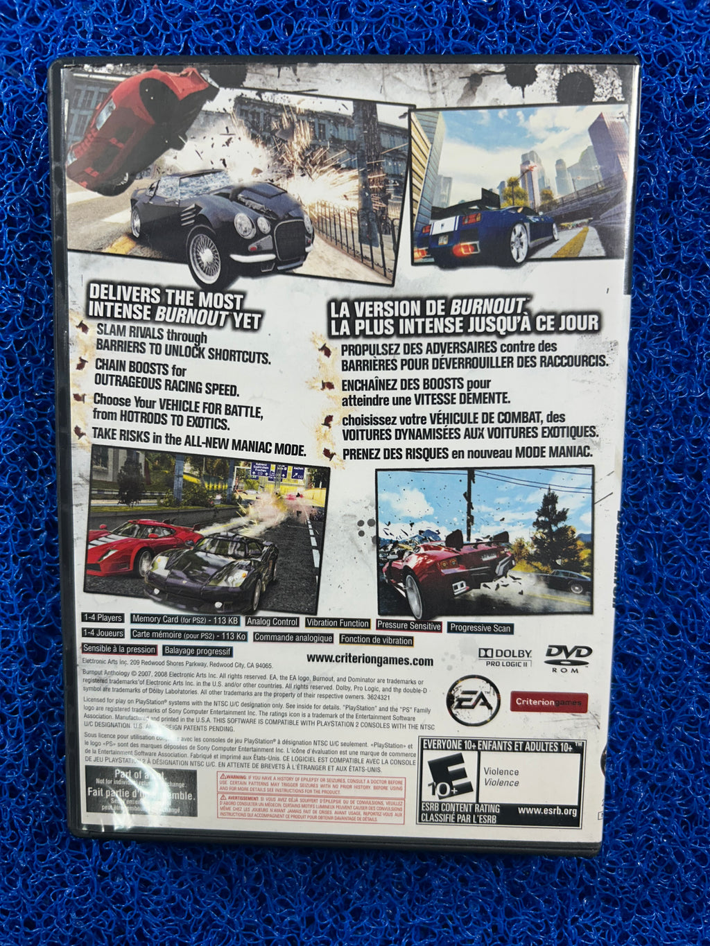 PS2 Burnout dominator (A)