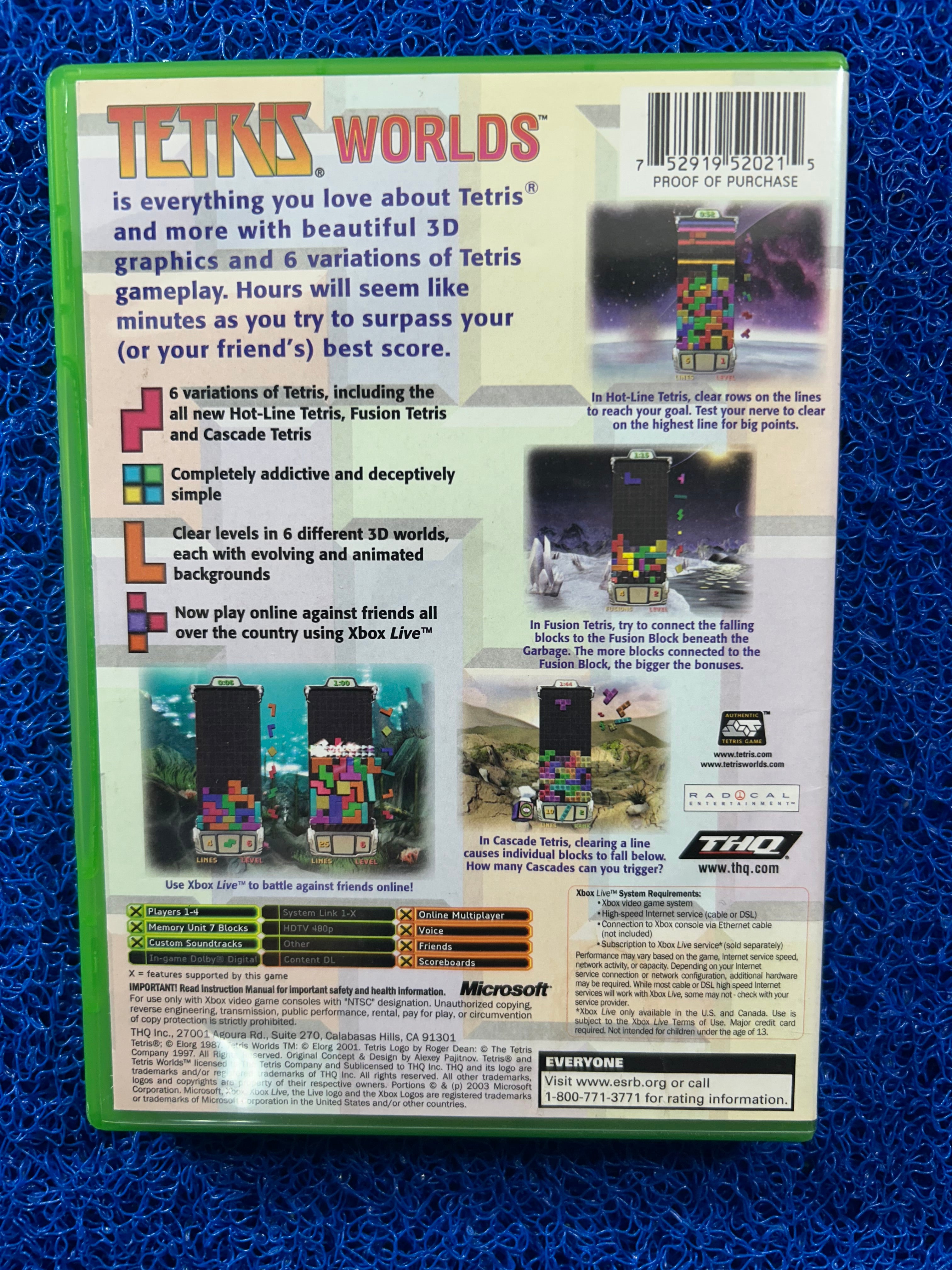 XBOX Tetris worlds (A)