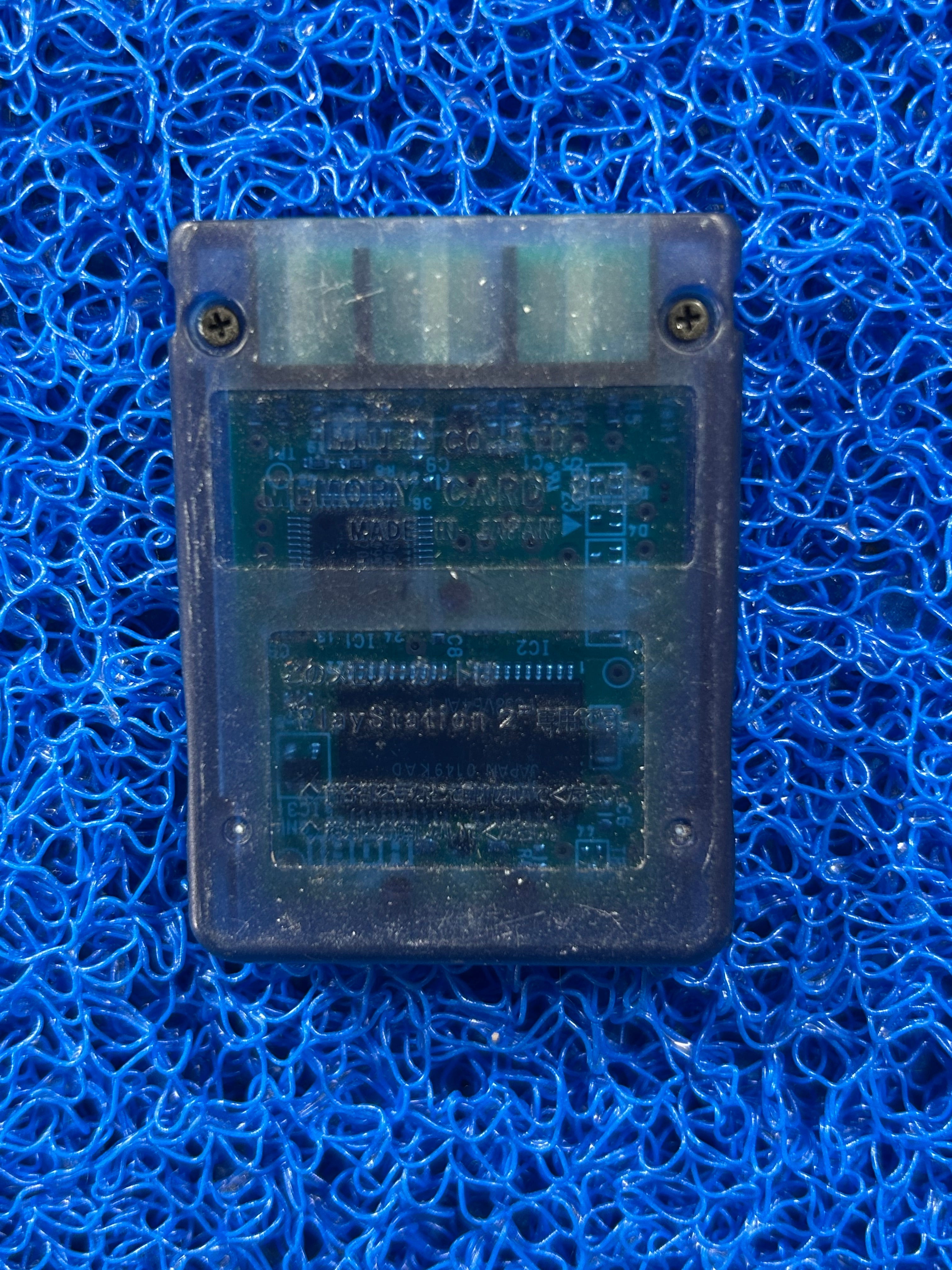 ACESSÓRIOS Memory card de ps2 azul translúcido