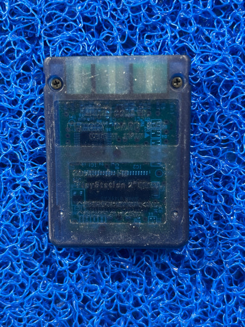 ACESSÓRIOS Memory card de ps2 azul translúcido