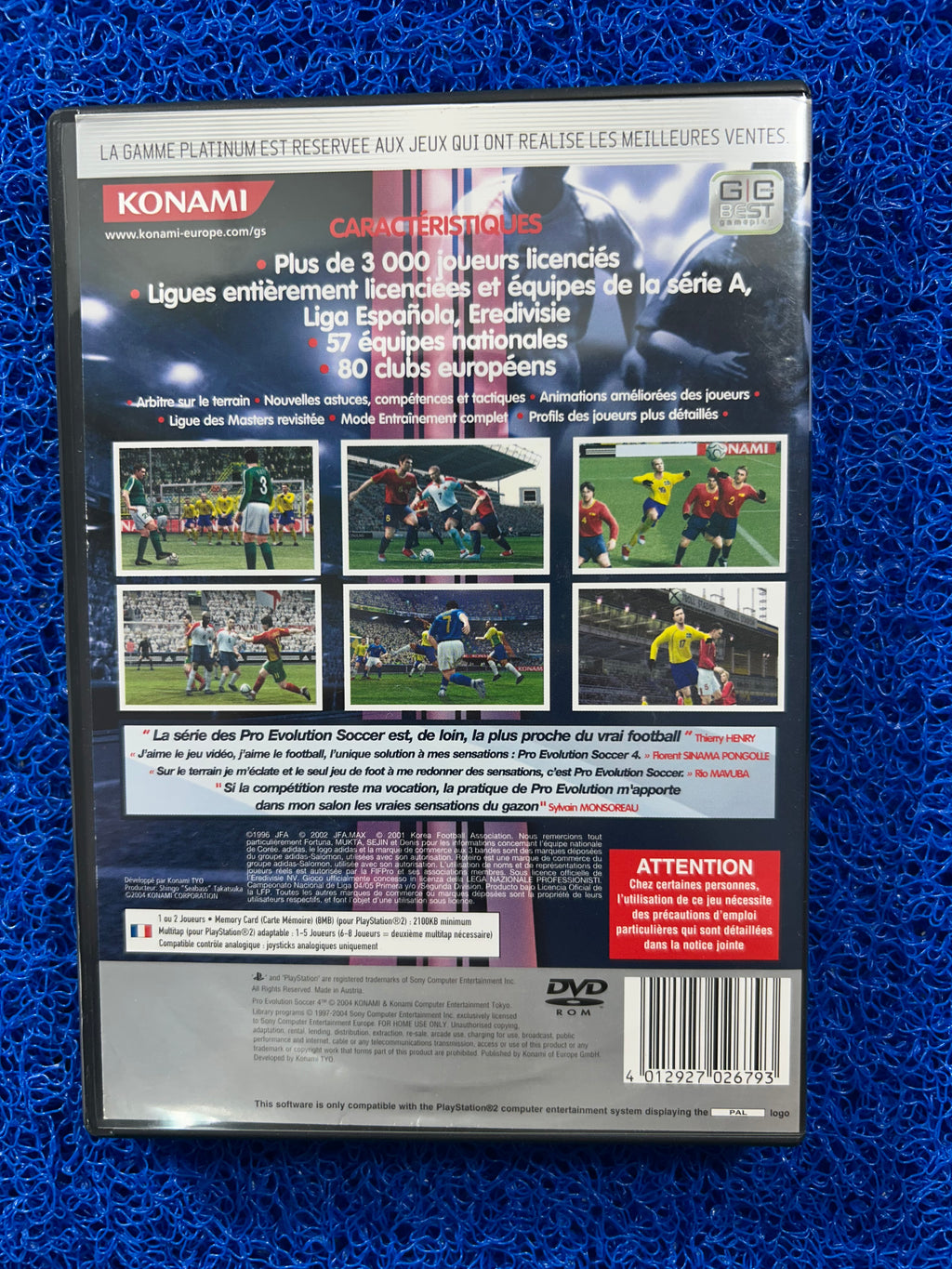 PS2 PES 4 (E)