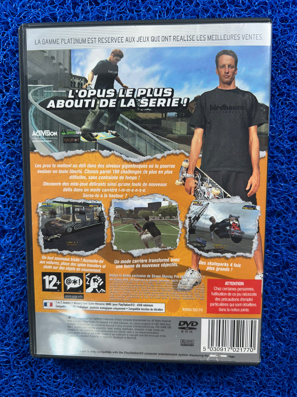 PS2 Tony hawk 4 (E)