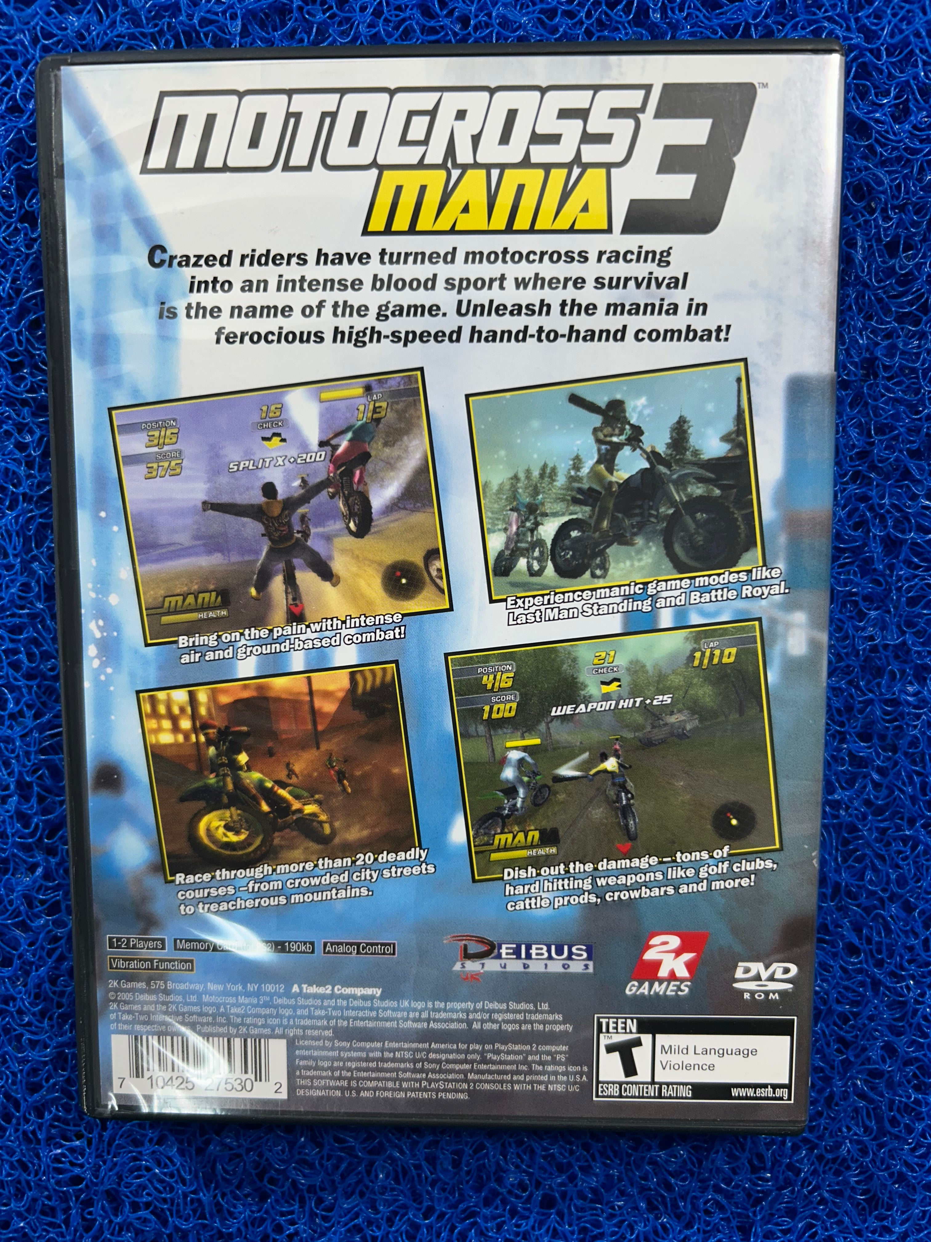 PS2 Motocross mania 3 (A)