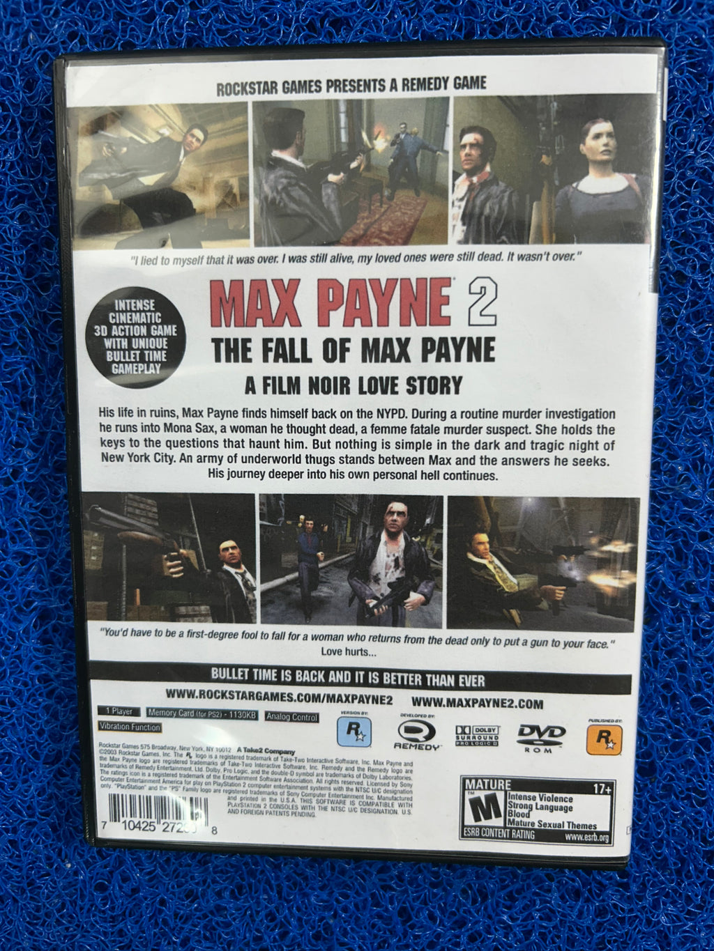PS2# Max payne 2 (A)