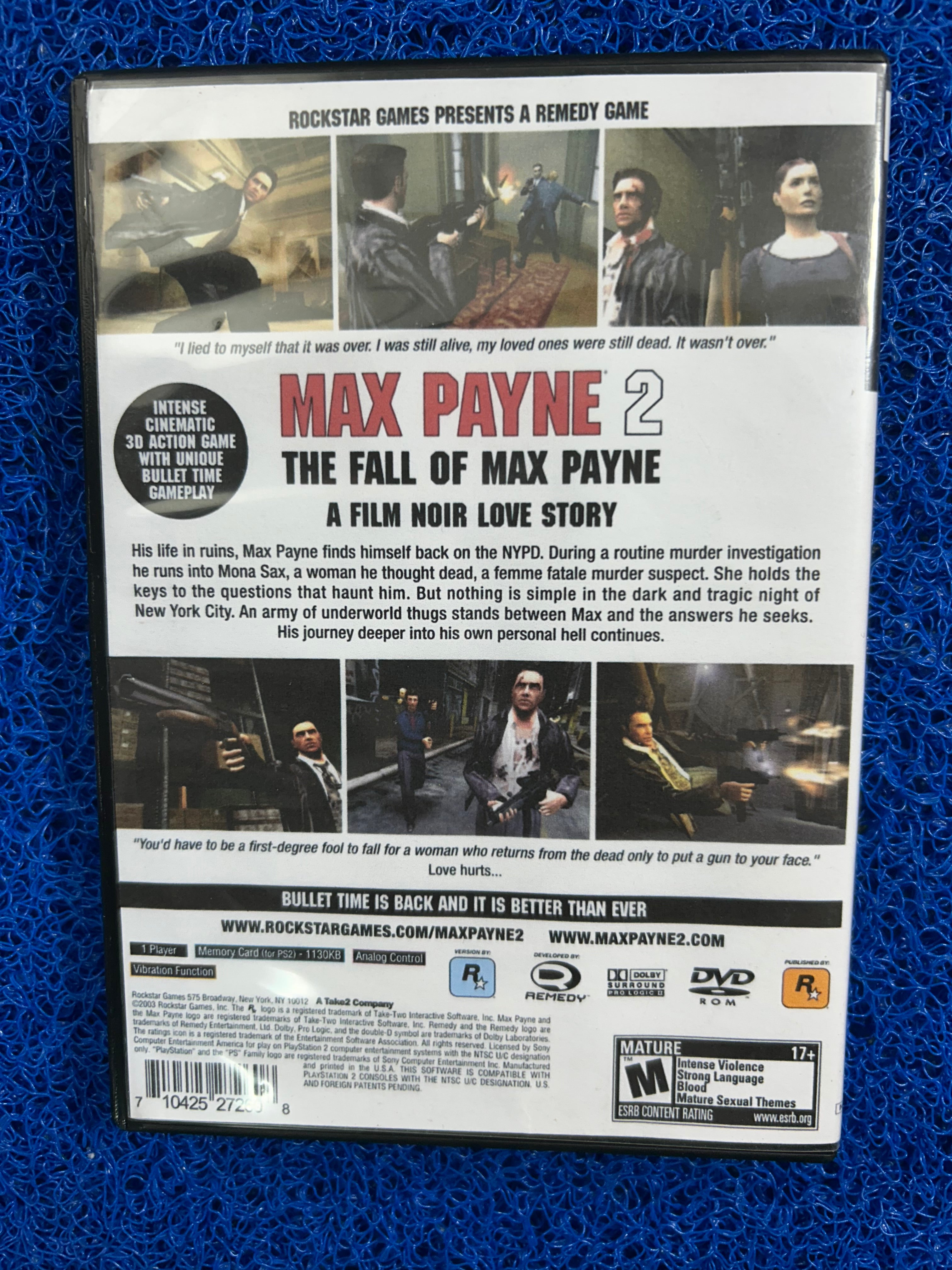 PS2# Max payne 2 (A)