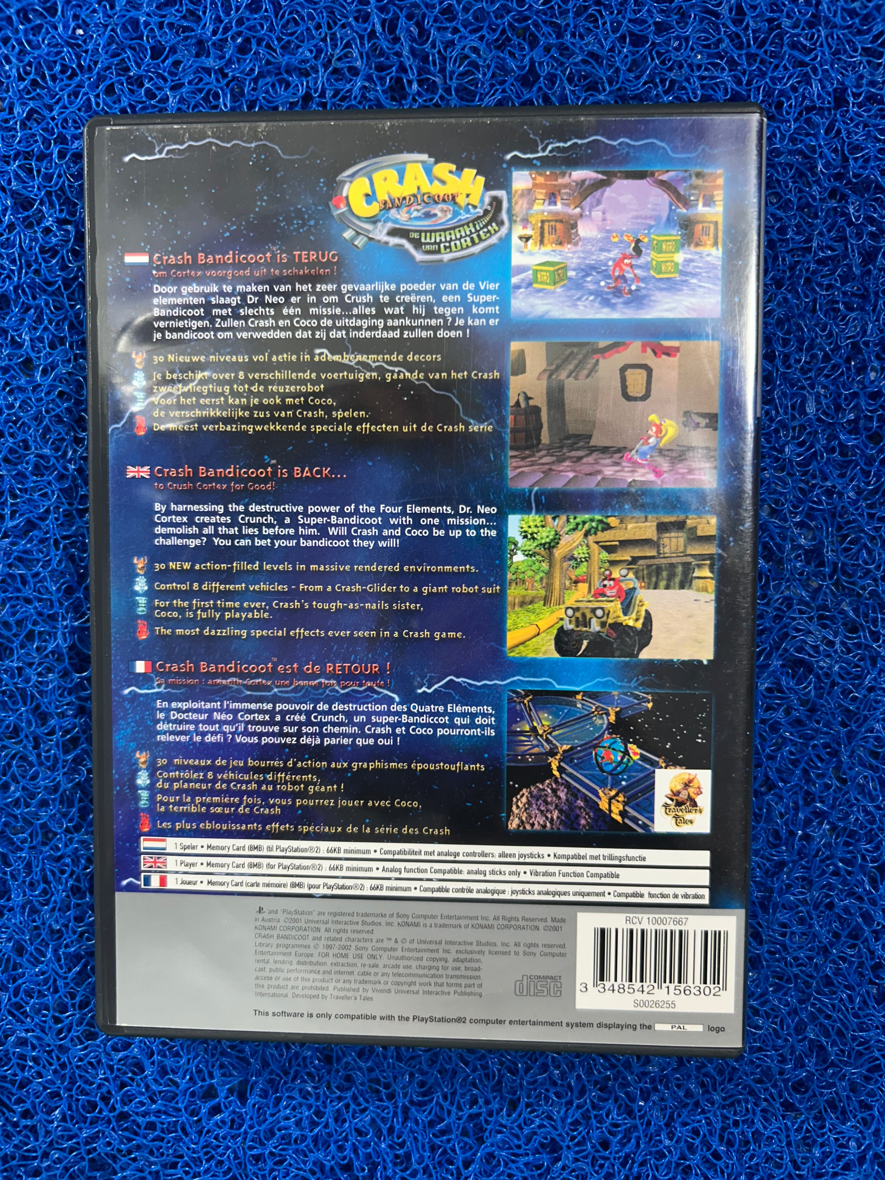 PS2# Crash bandicoot wrath of cortex (E)