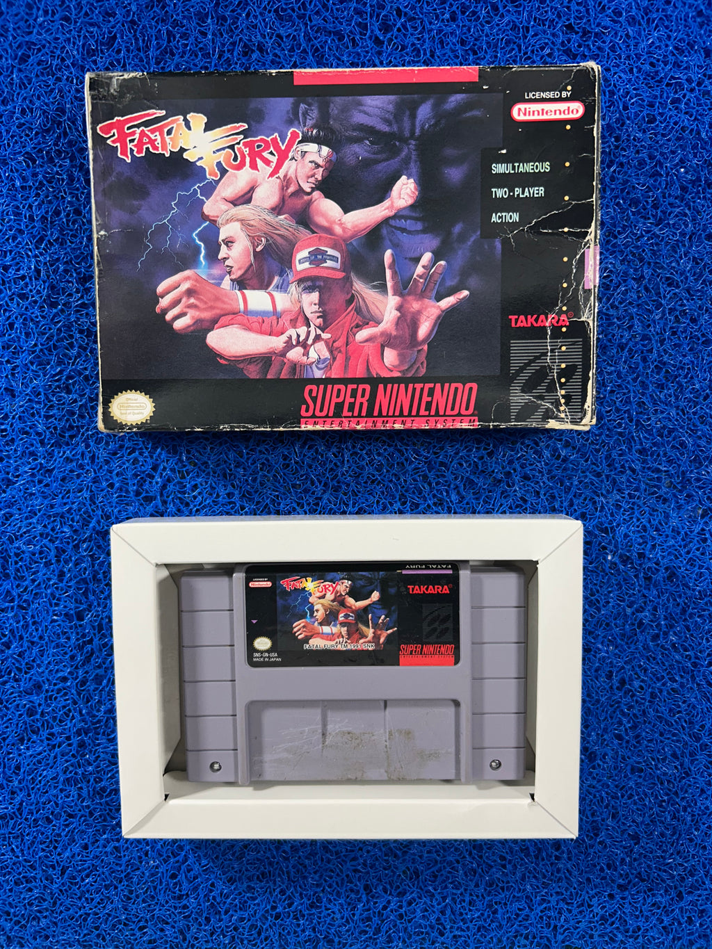 SNES# box Fatal fury (A)