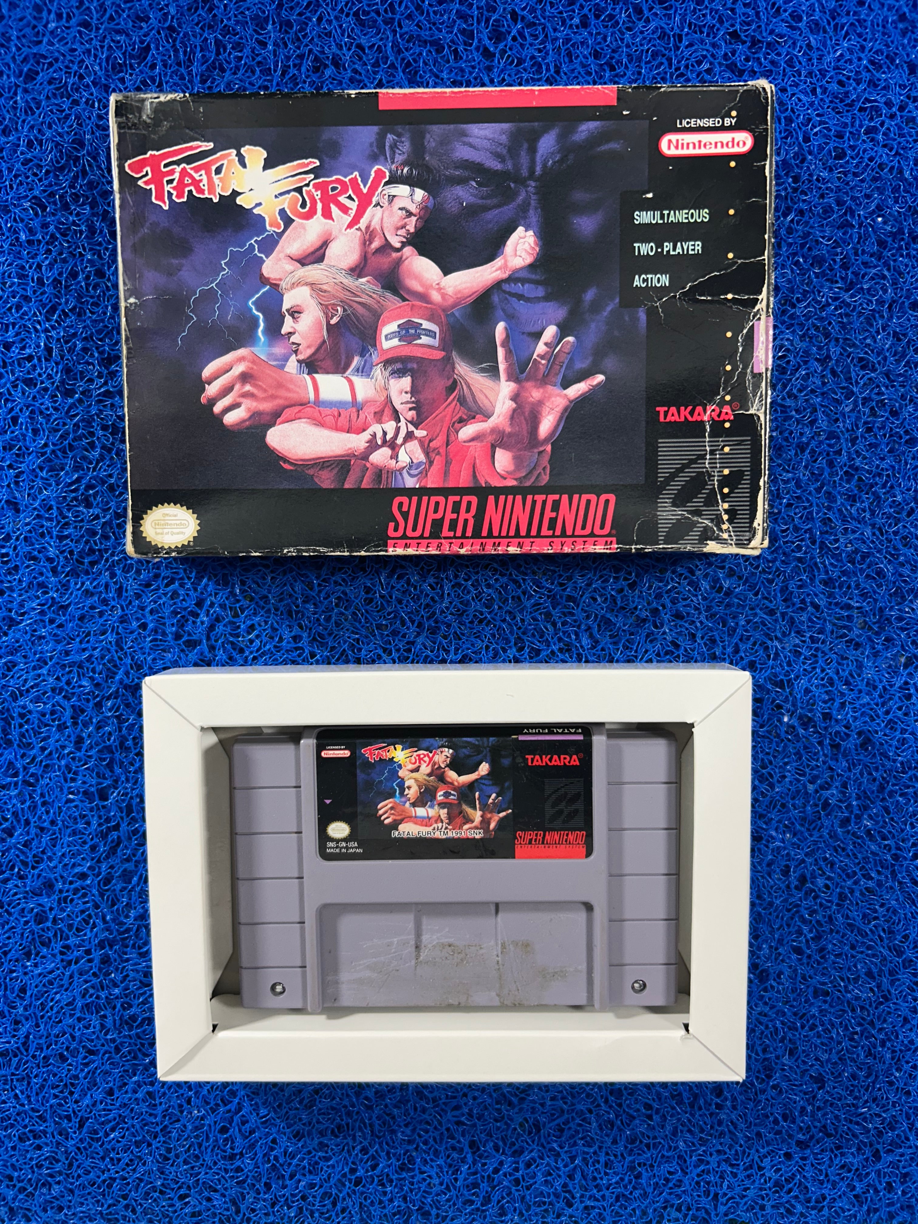 SNES# box Fatal fury (A)