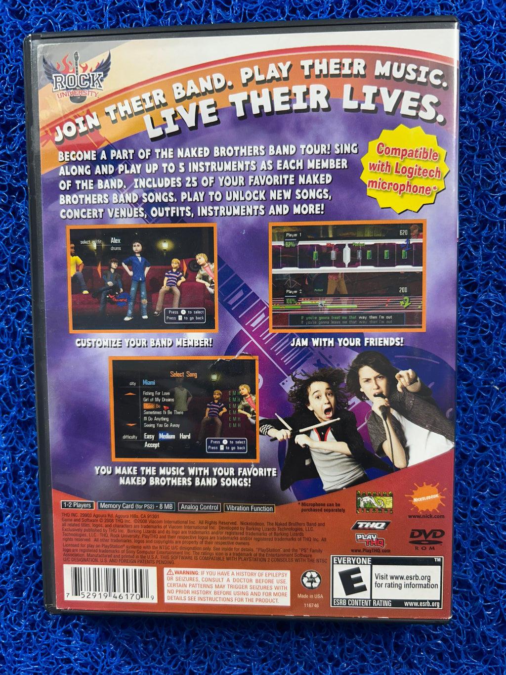 PS2 The naked brothers band (A)