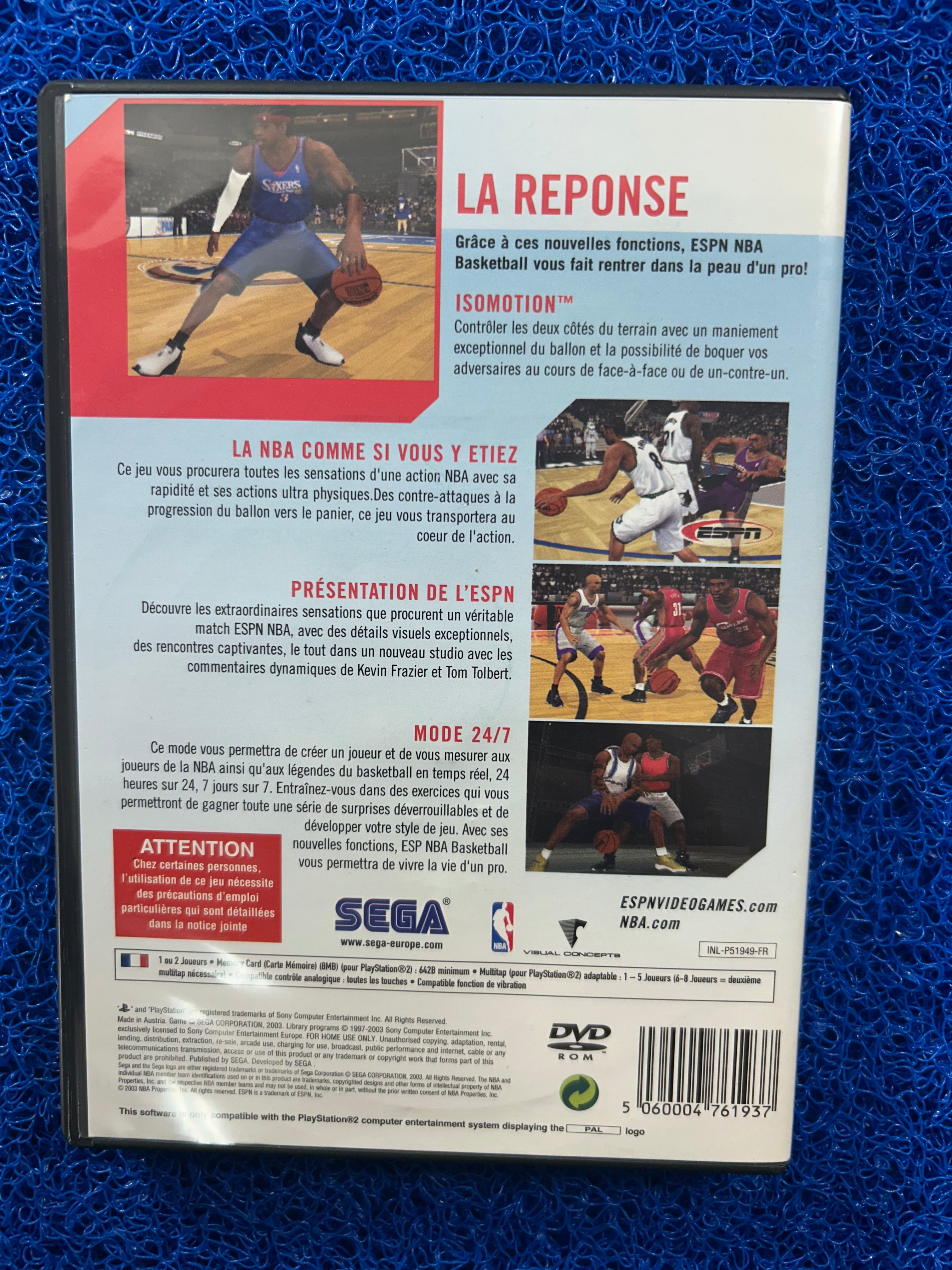 PS2 ESPN Basketball (E)