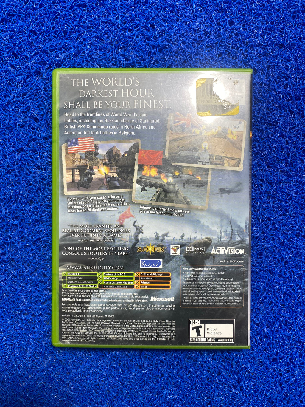 XBOX# Call of duty (A)