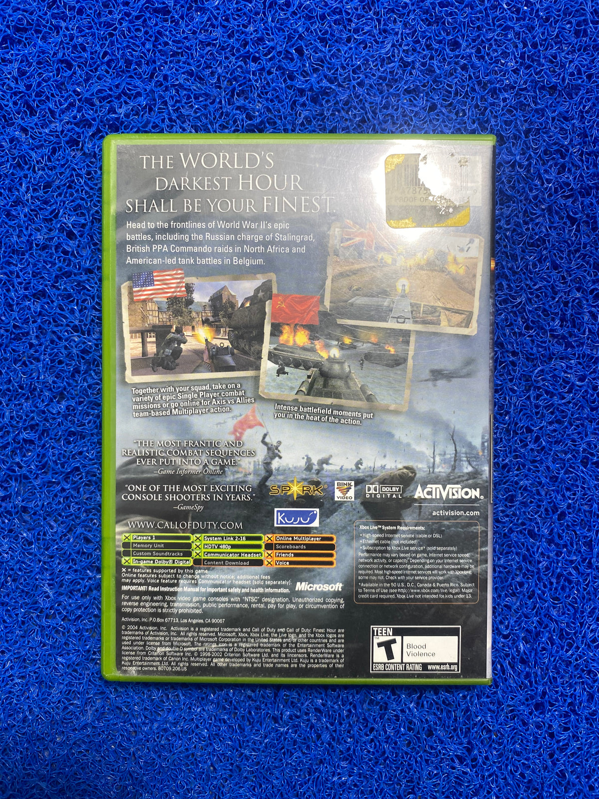 XBOX# Call of duty (A)