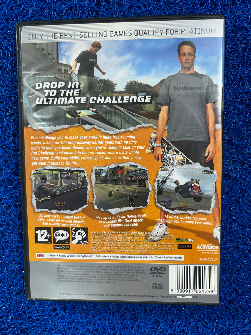 PS2# Tony hawk 4 (E)