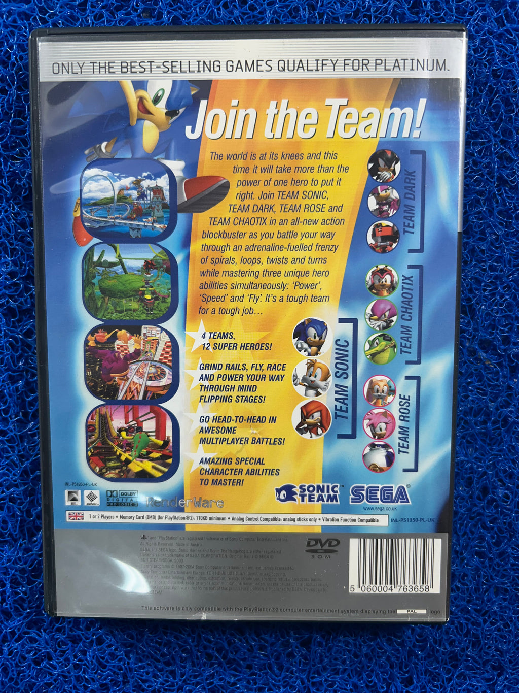 PS2 Sonic Heroes (E)