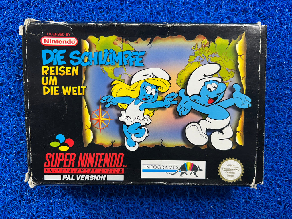 SNES Box Smurfs (E)