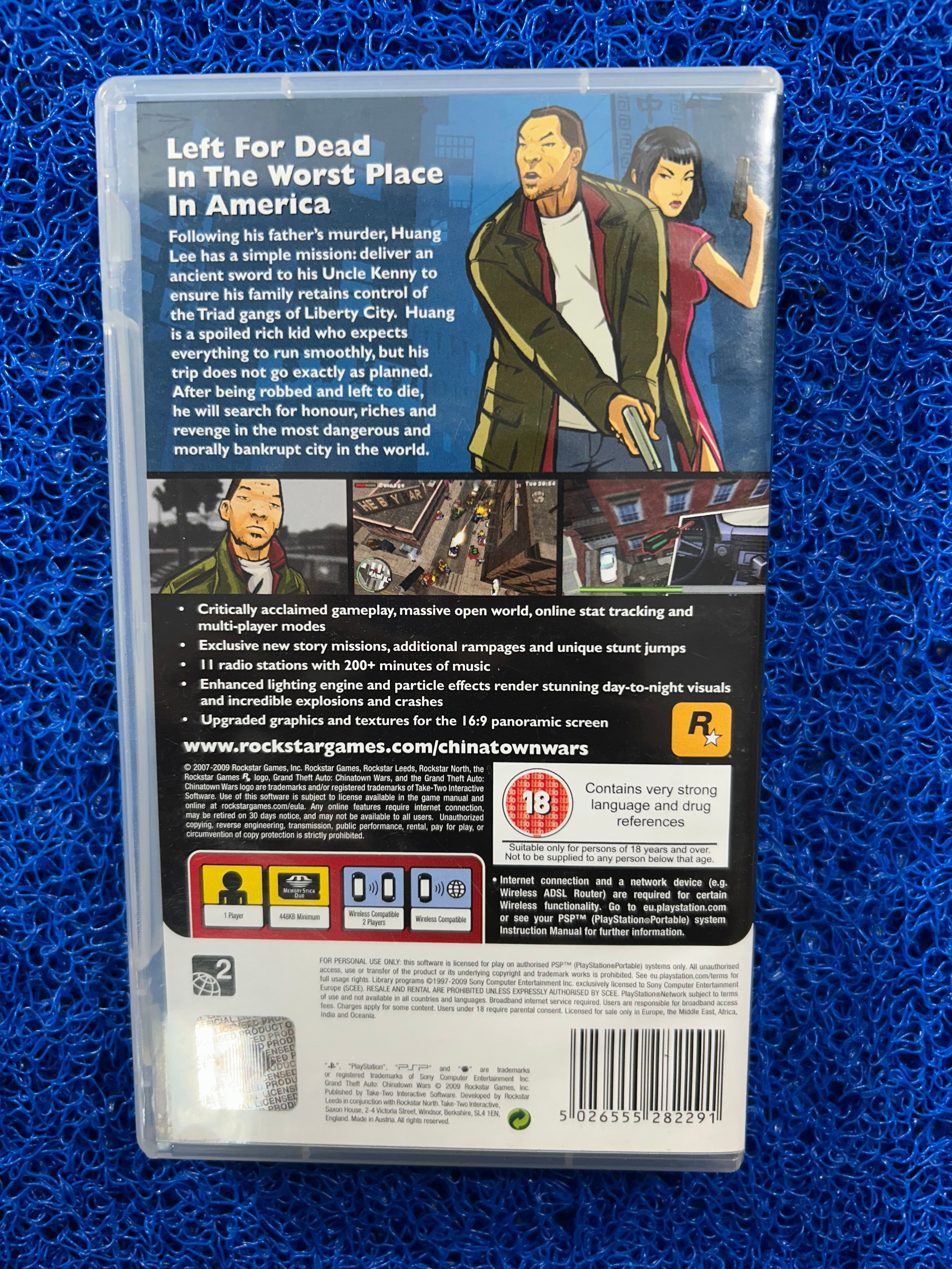 PSP GTA Chinatown wars (E)