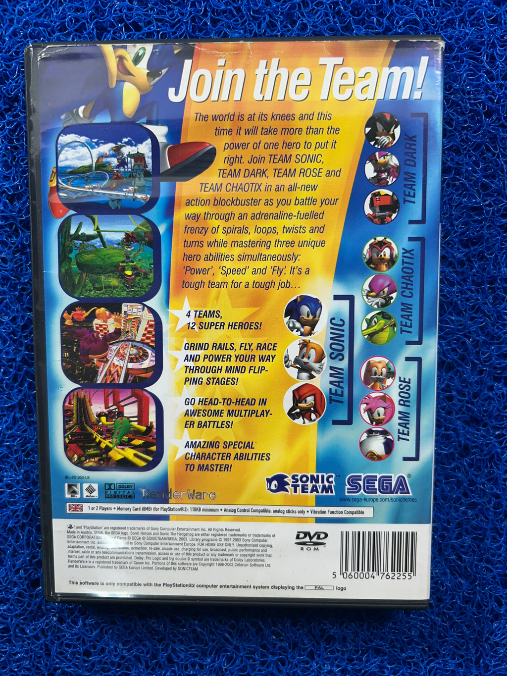 PS2 Sonic Heroes (E)