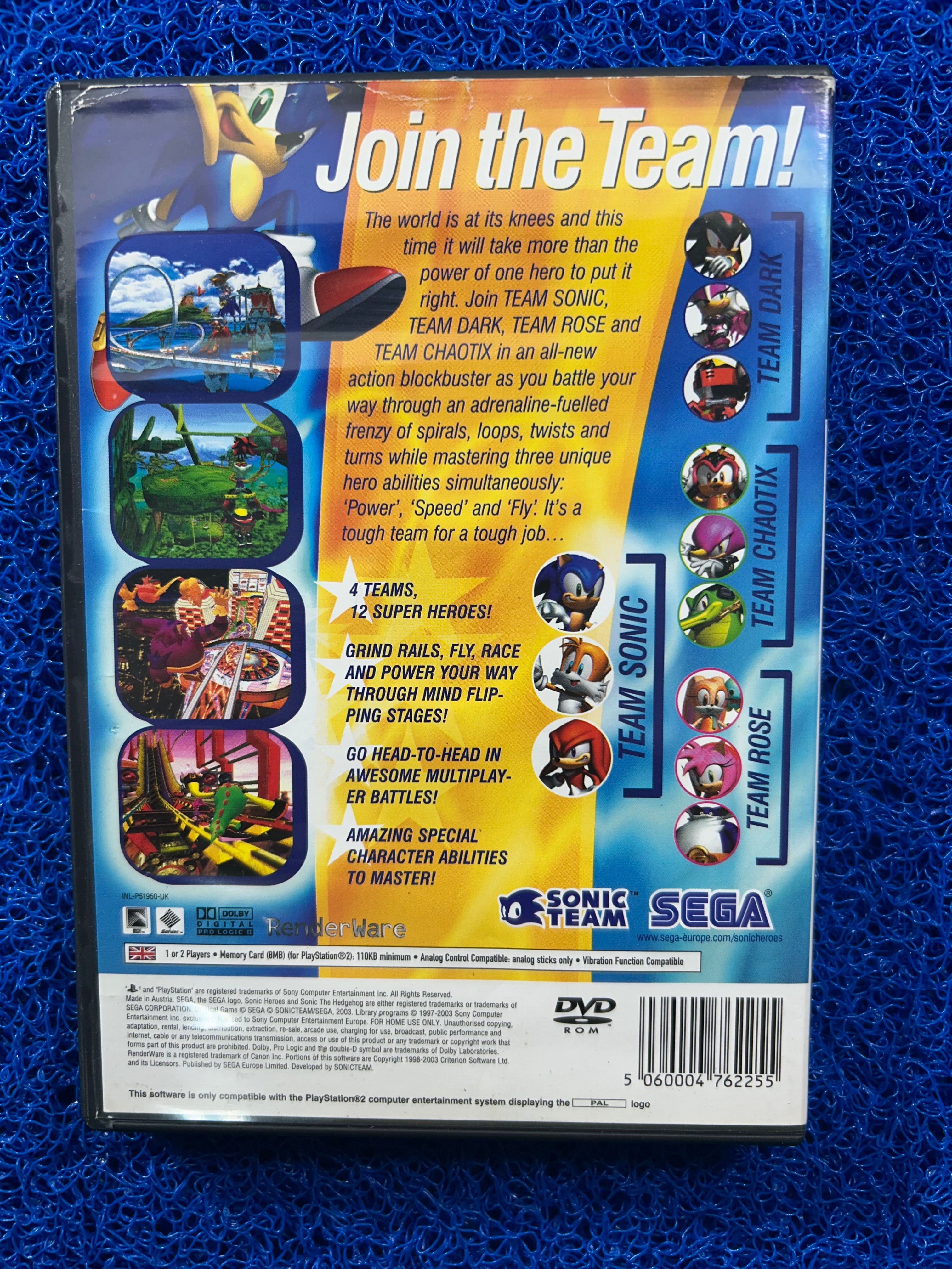 PS2 Sonic Heroes (E)