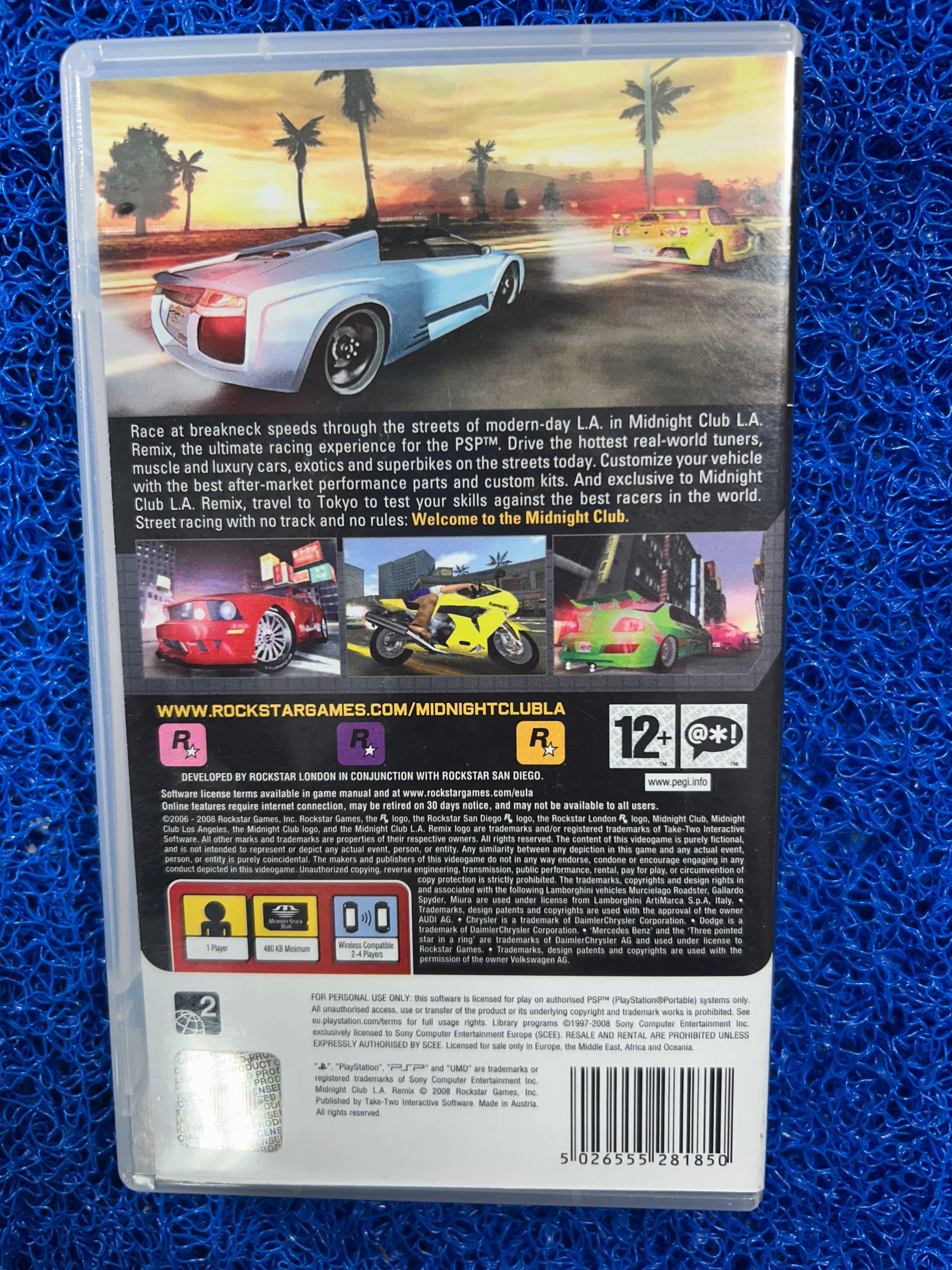 PSP Midnight club (E)
