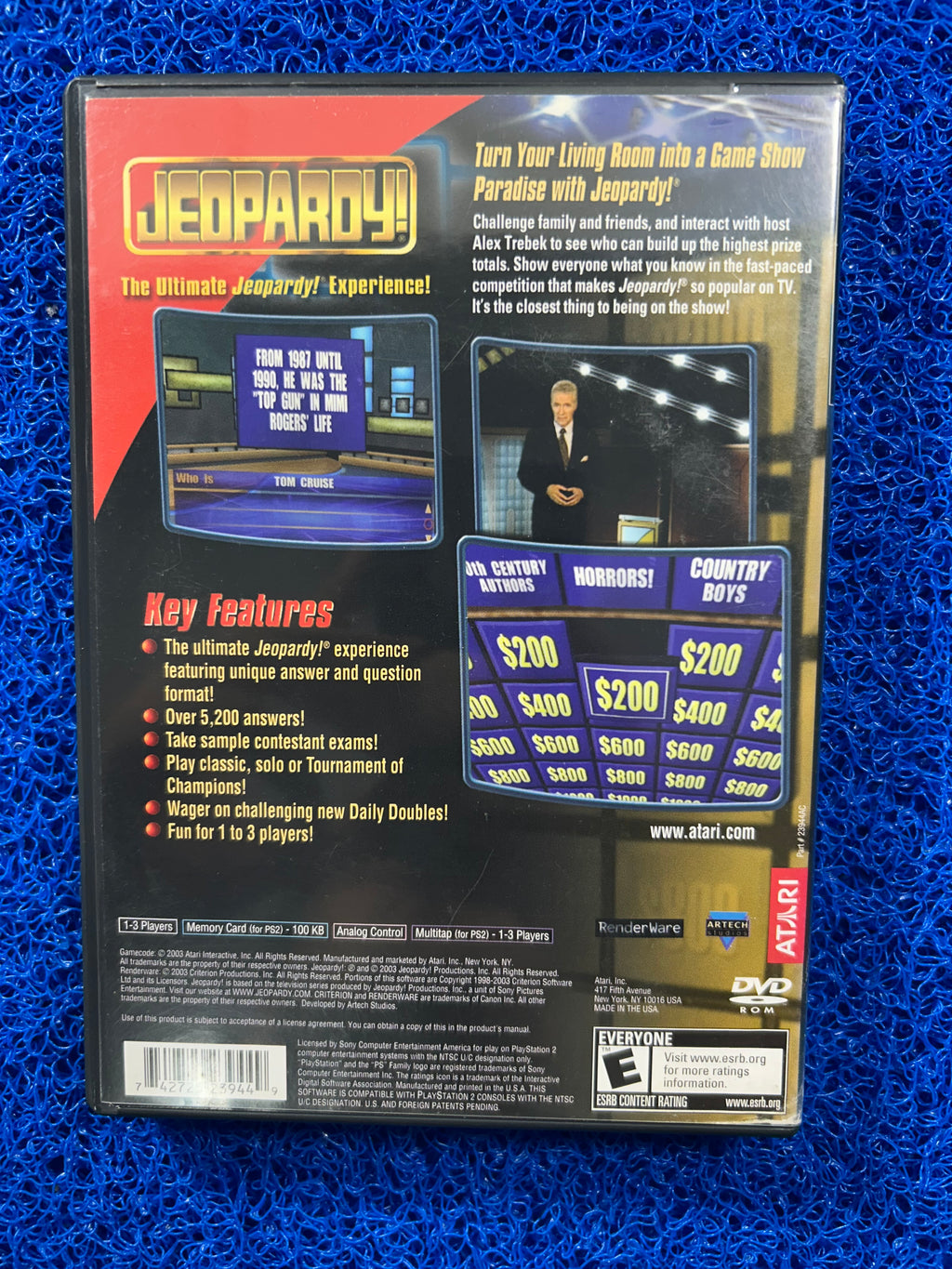 PS2 Jeopardy (A)