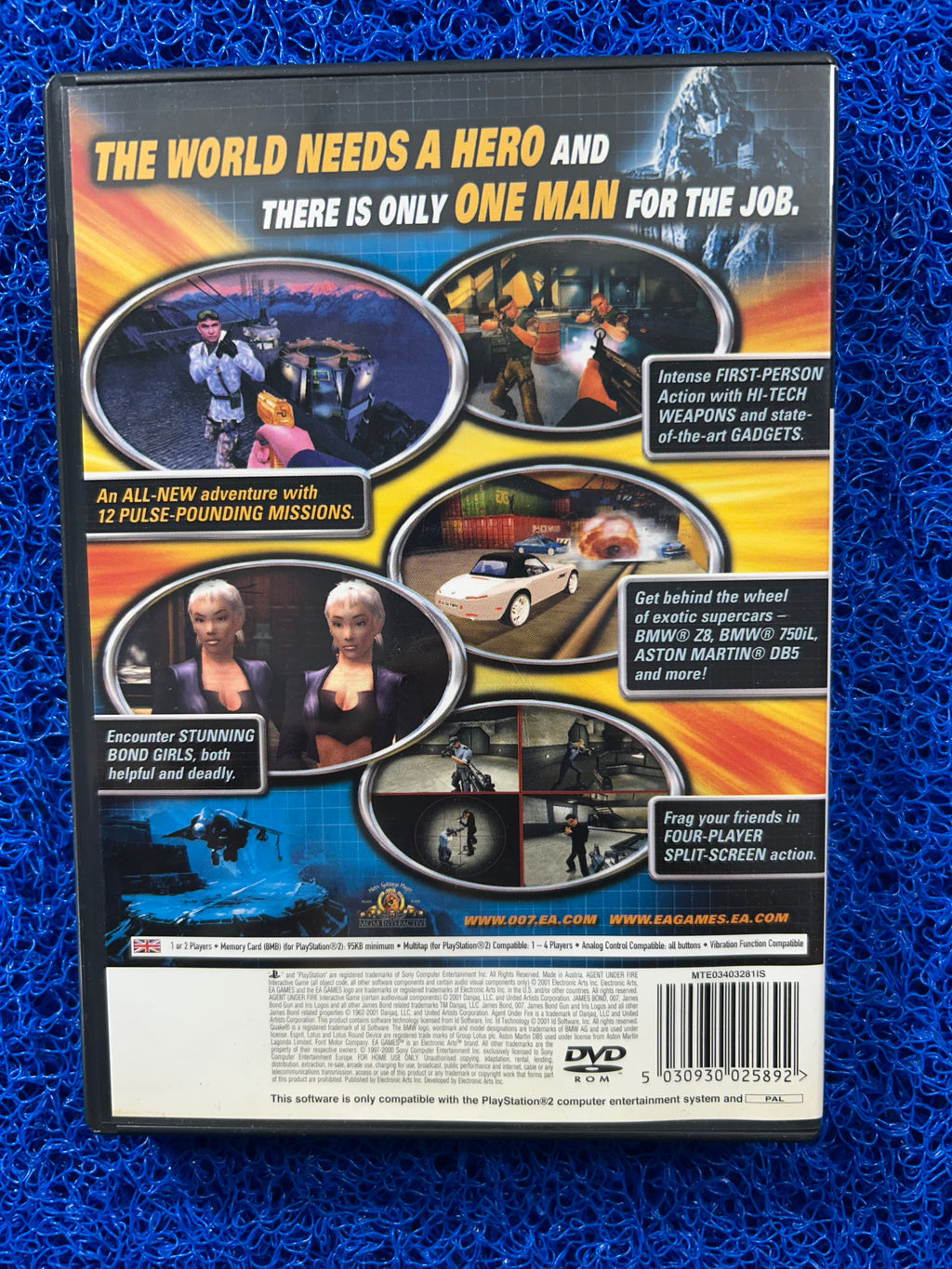PS2 007 Agent under fire (E)
