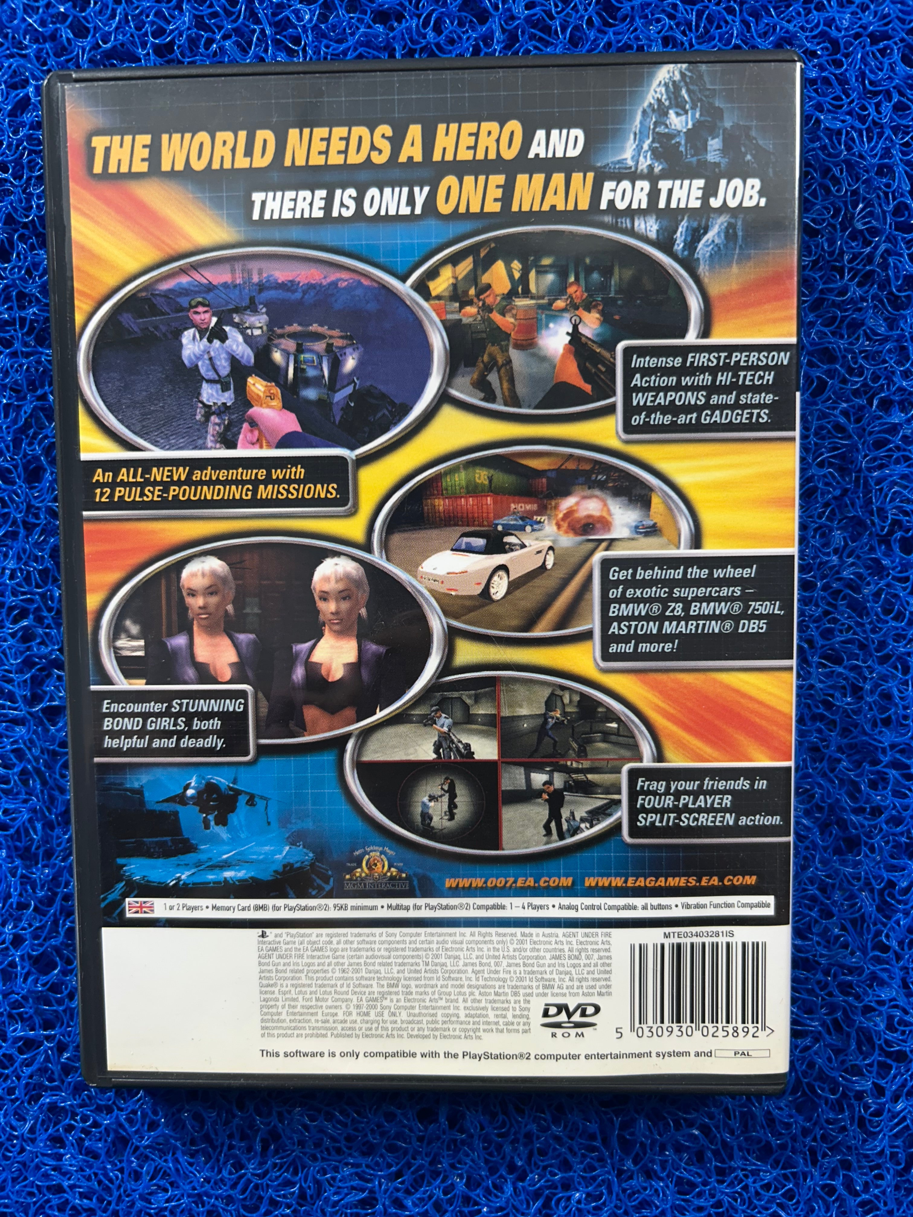PS2 007 Agent under fire (E)