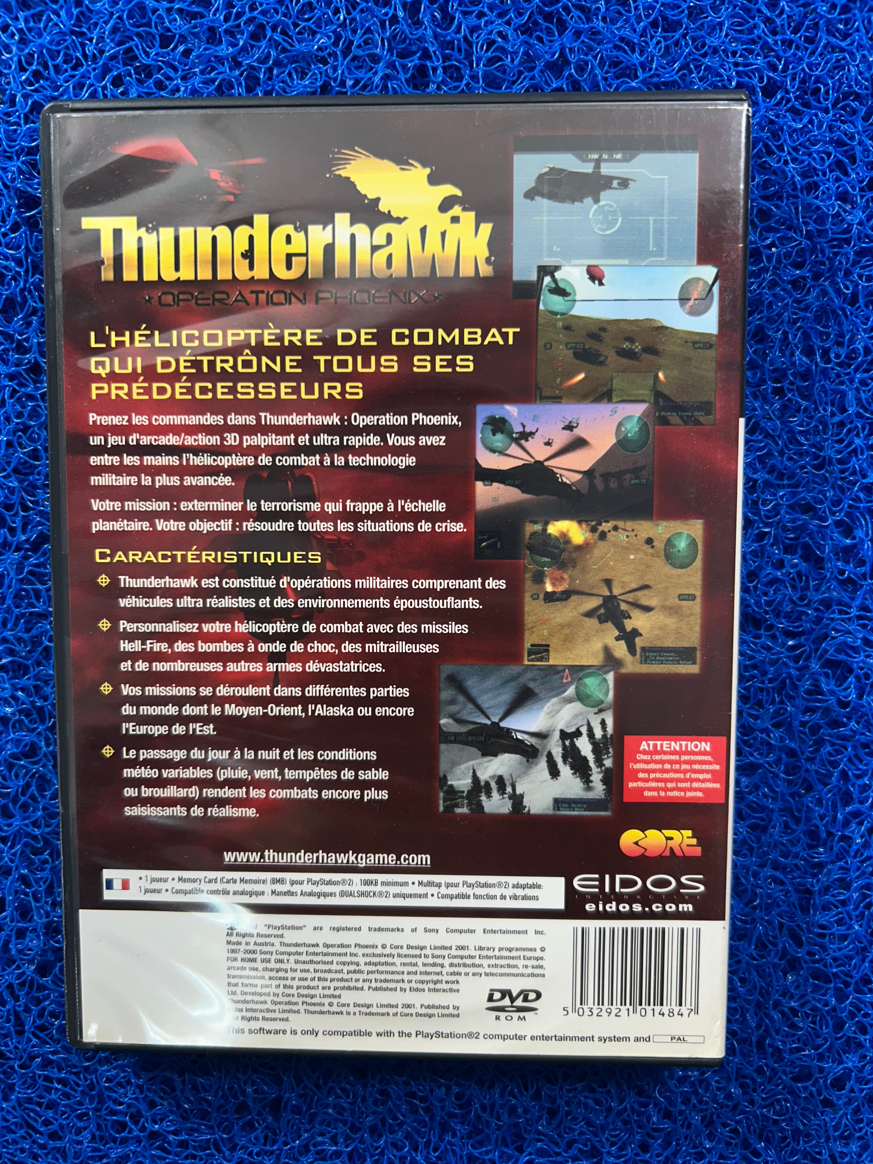 PS2 Thunderhawk (E)
