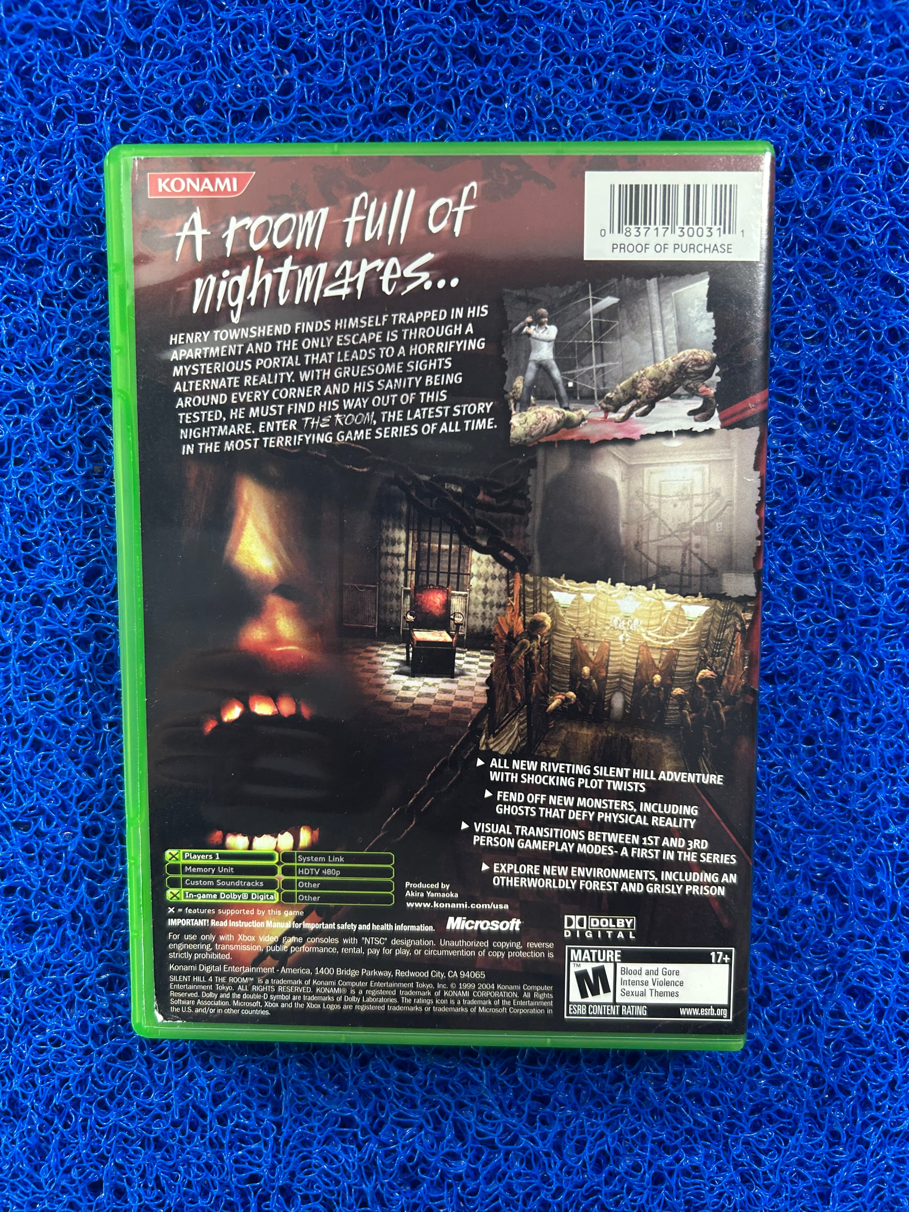 XBOX Silent hill 4 (A)
