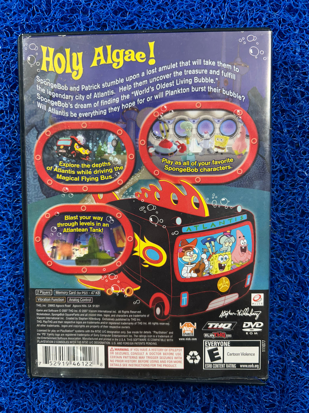 PS2 Spongebob squarepants Atlantis (A)