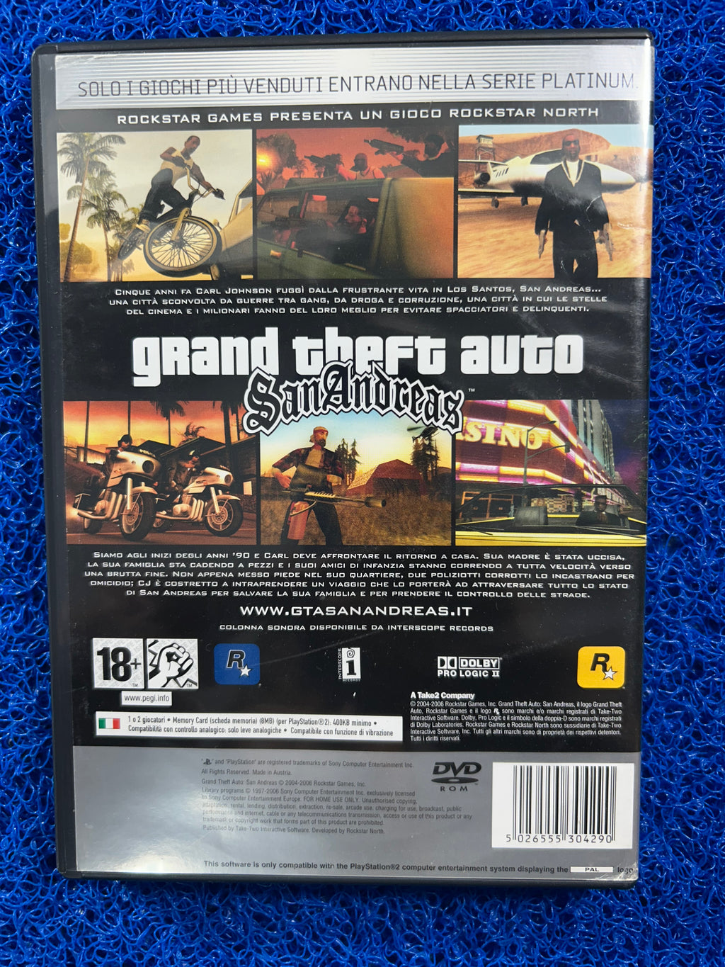 PS2 GTA San andreas (E)