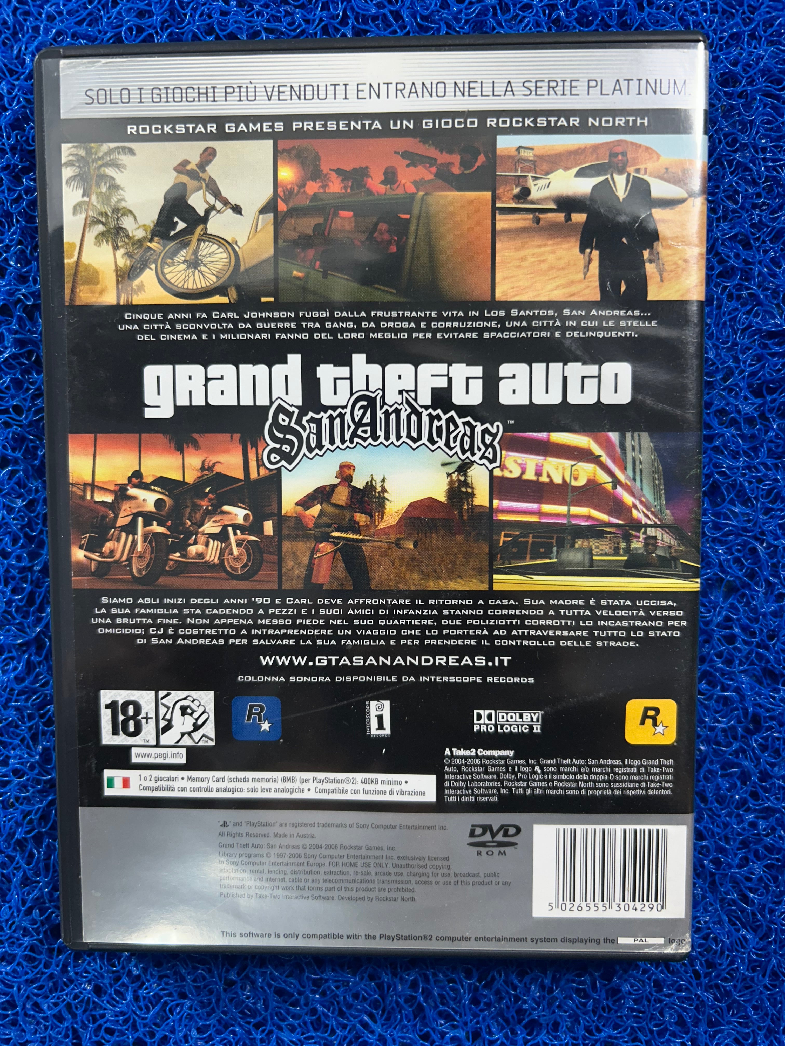PS2 GTA San andreas (E)