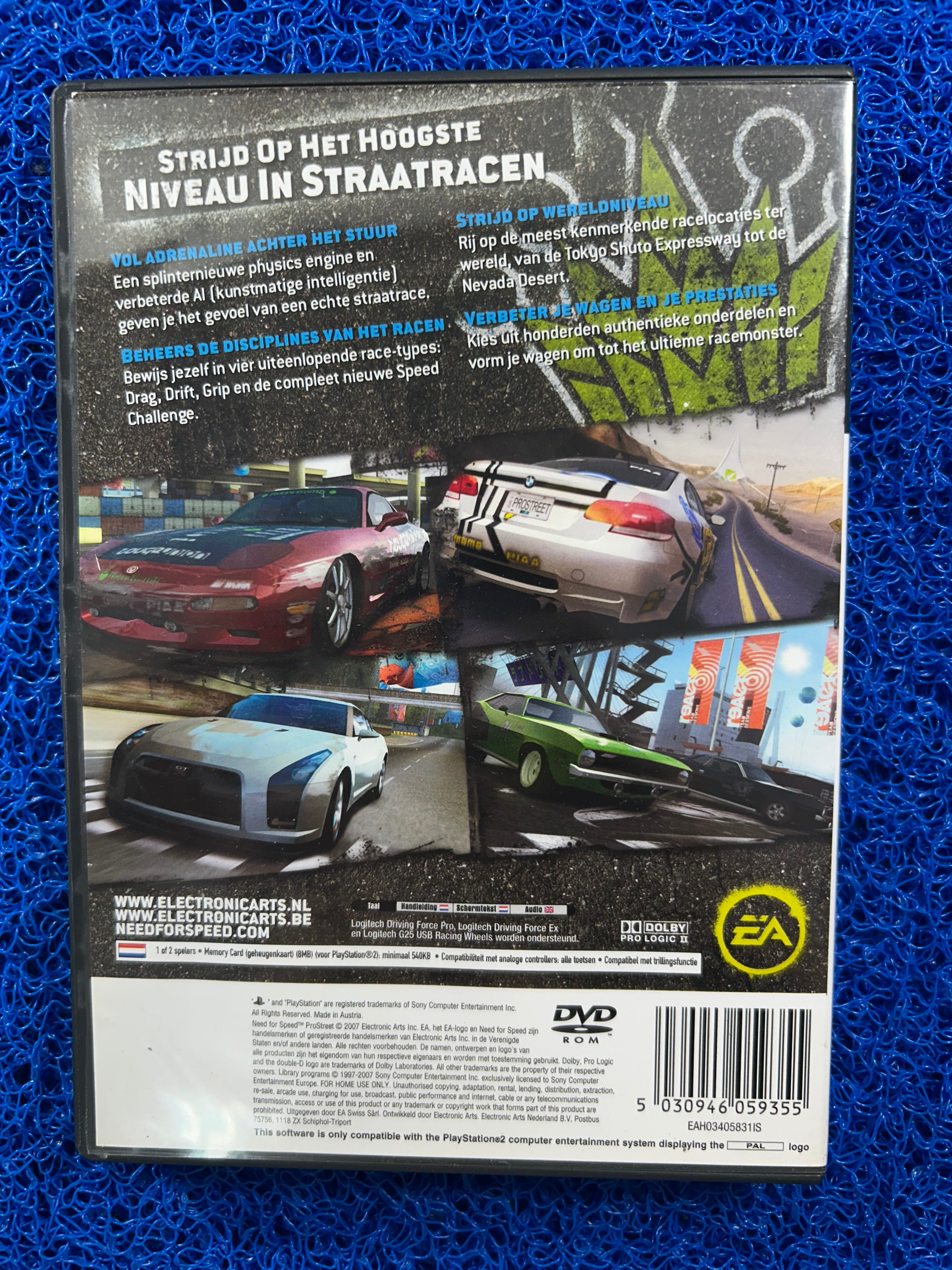 PS2 Need for speed pro street (E)