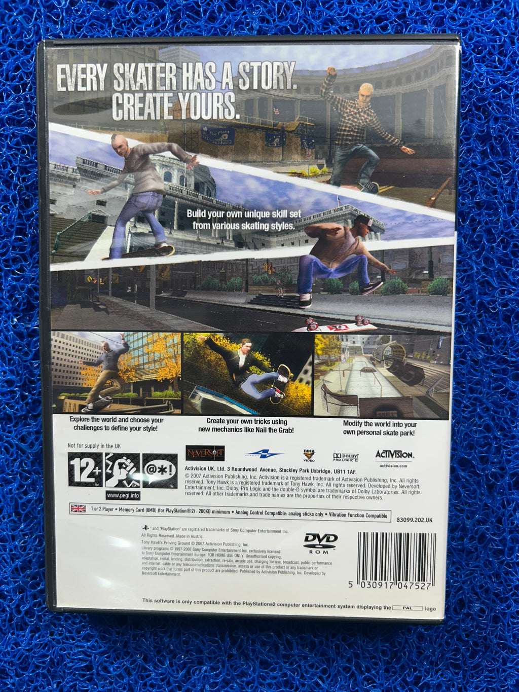 PS2 Tony hawk proving ground (E)