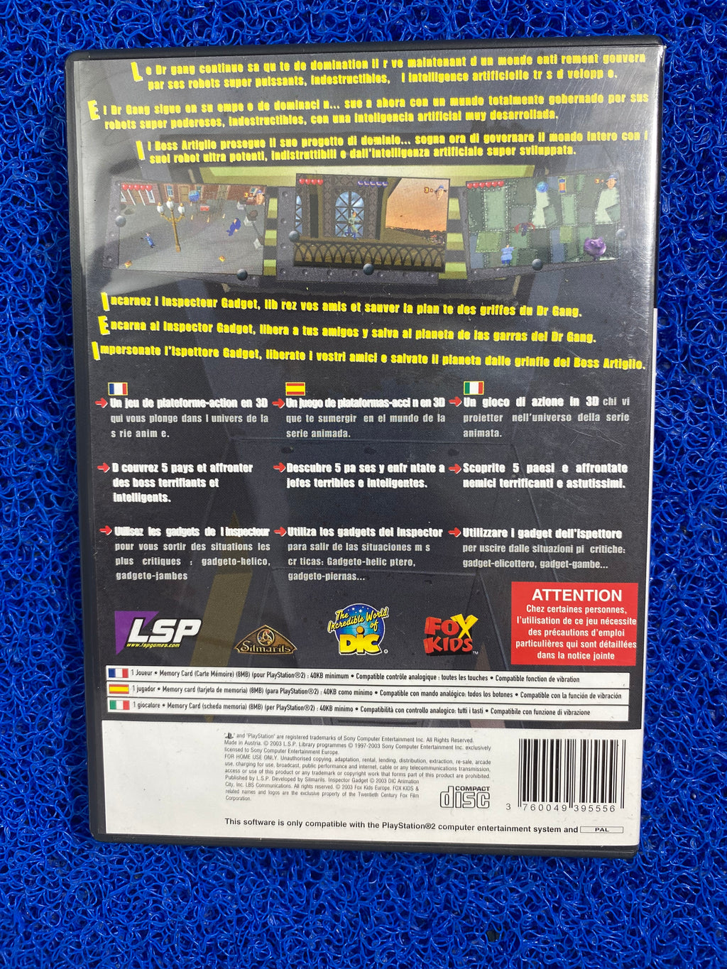 PS2# Inspector gadget (E)