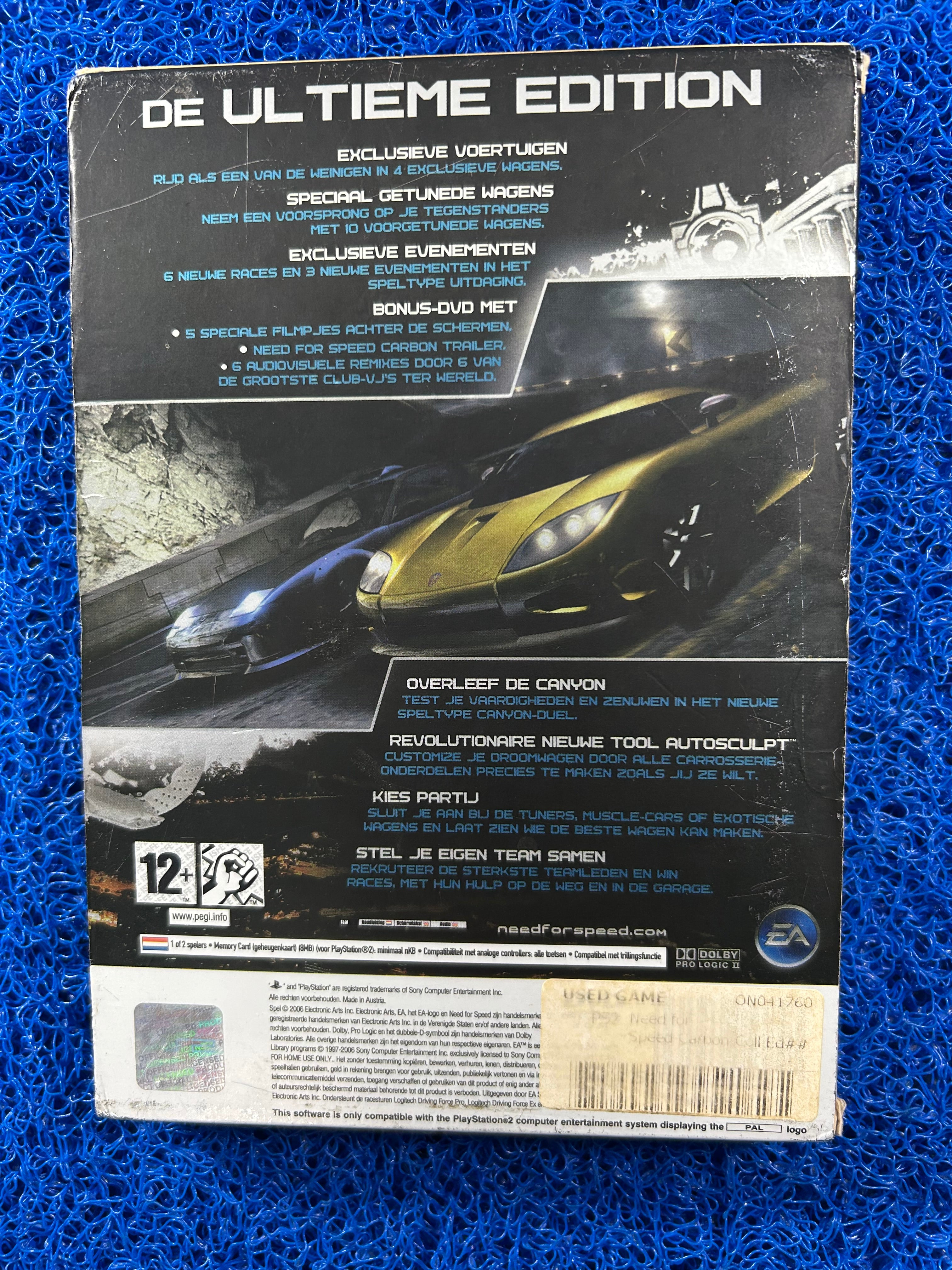 PS2 Need for speed carbon collectors edition (E)