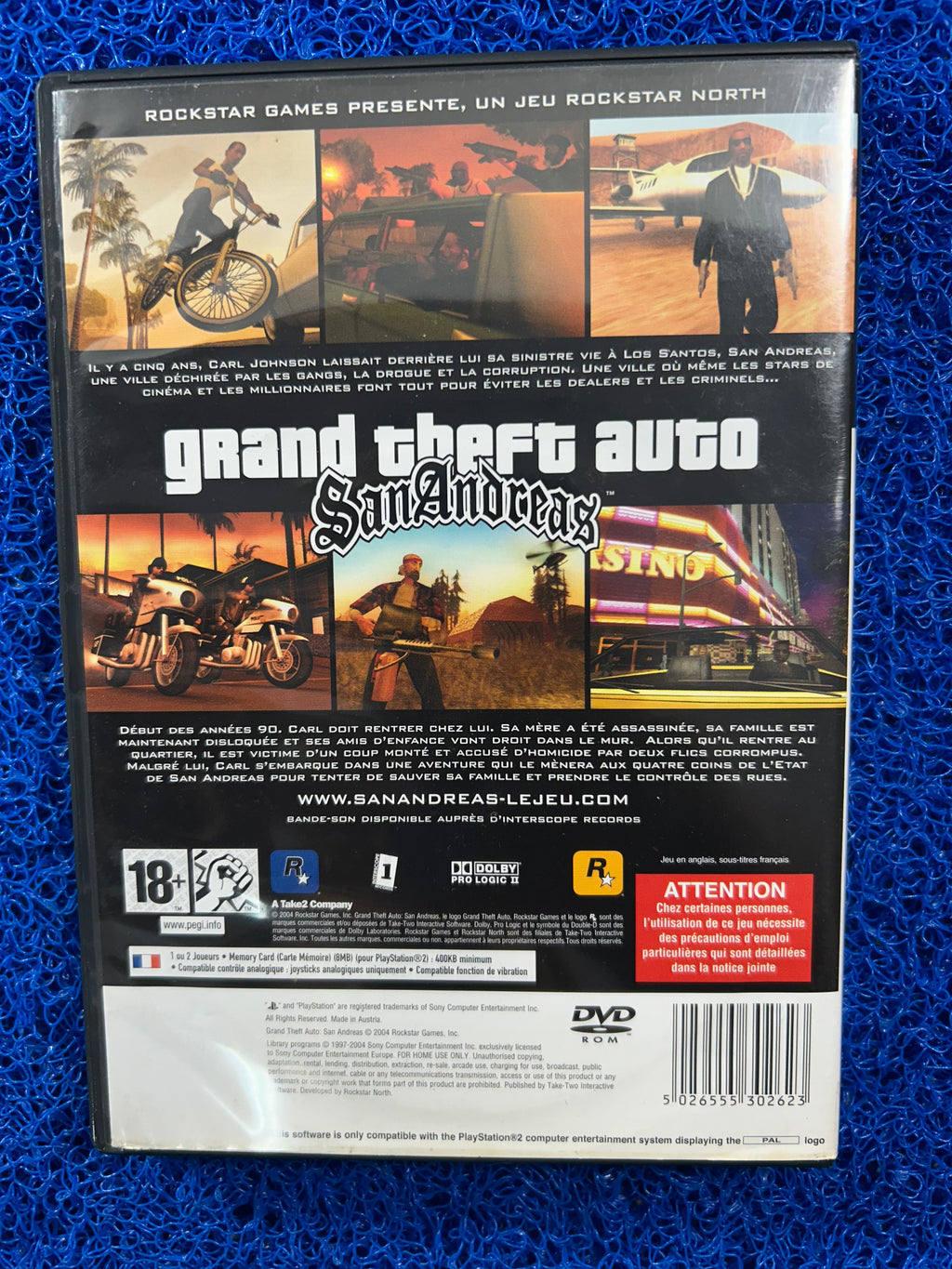 PS2 GTA San andreas (E)
