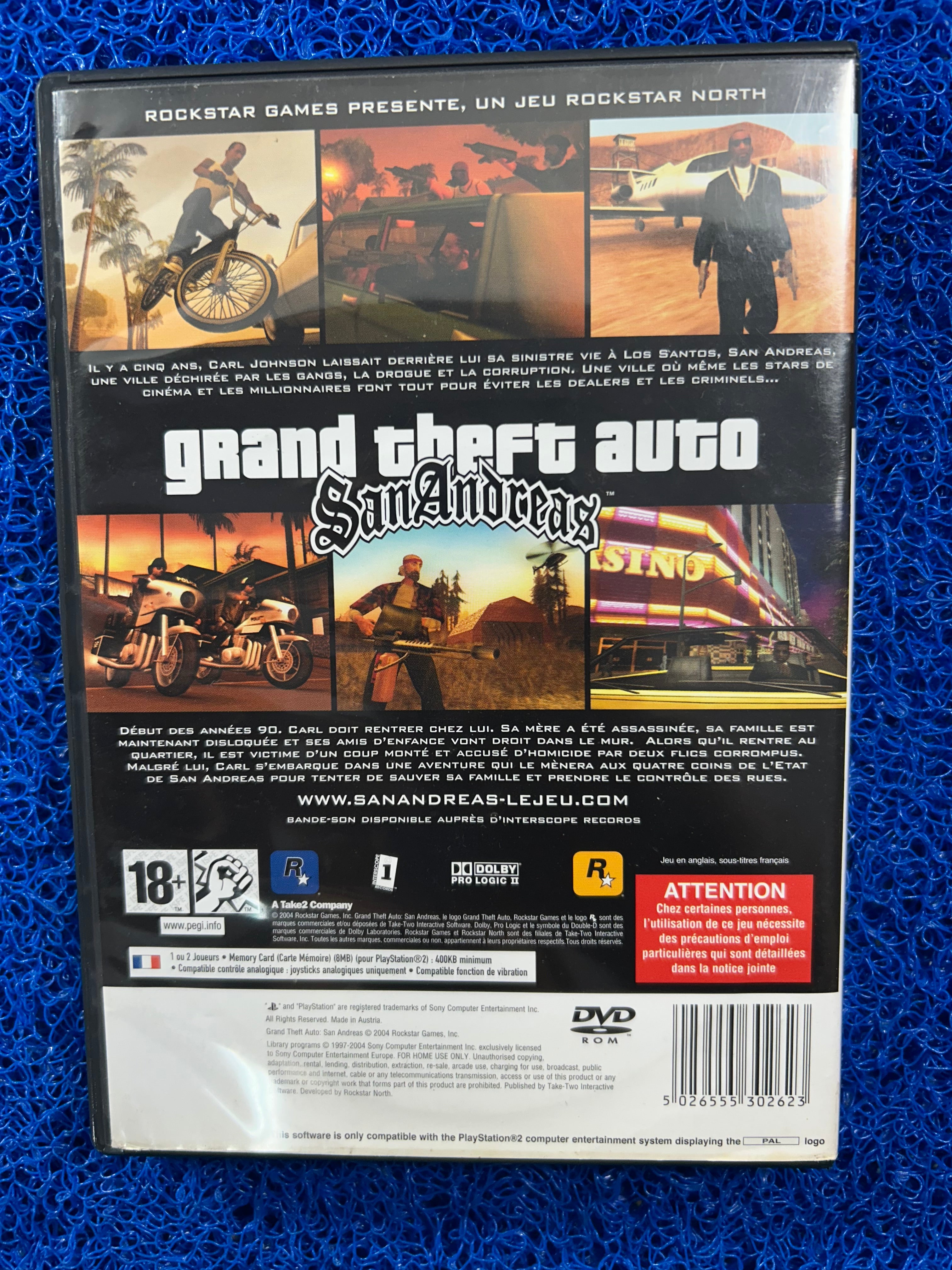 PS2 GTA San andreas (E)