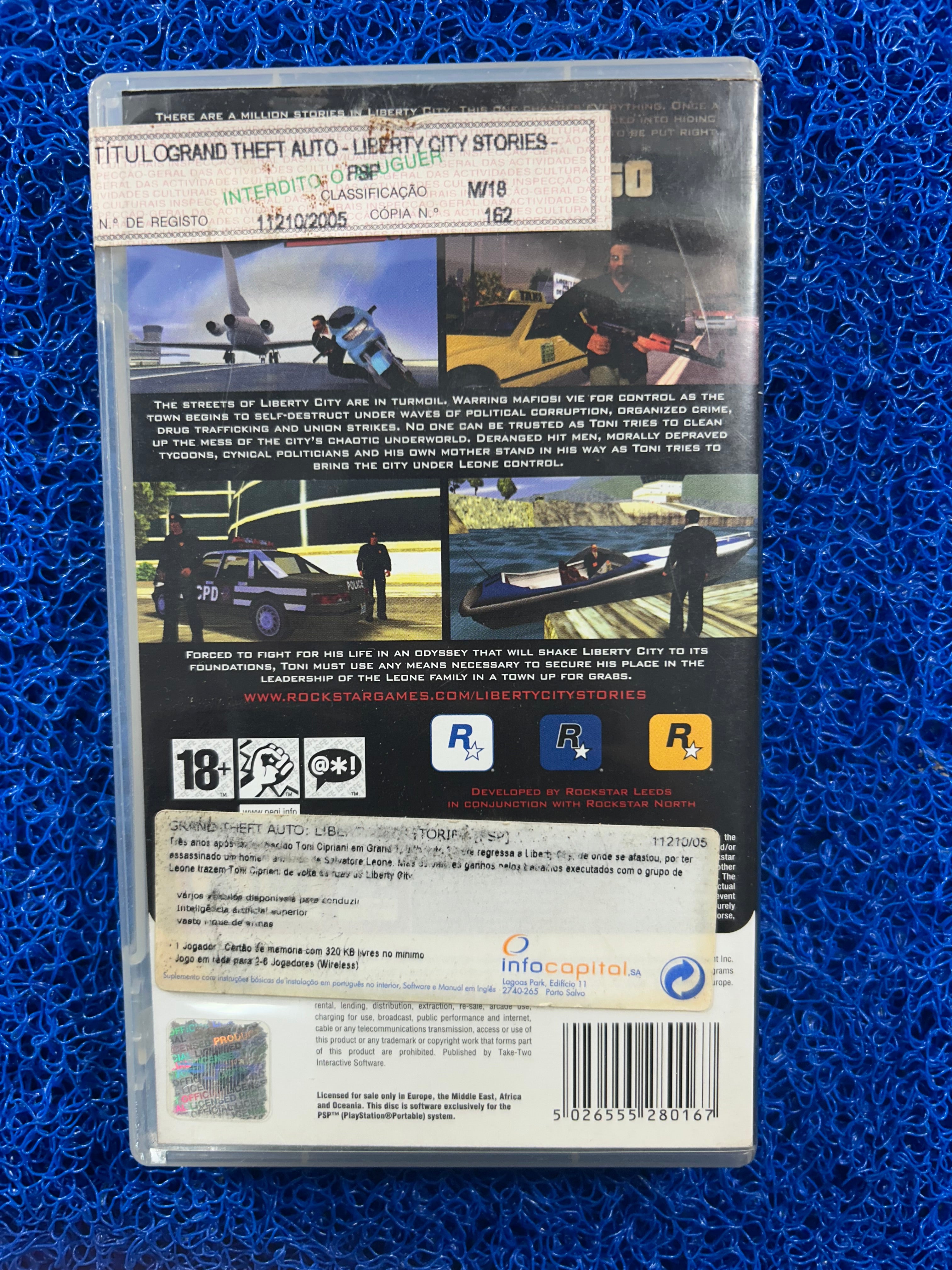 PSP GTA Liberty city stories (E)