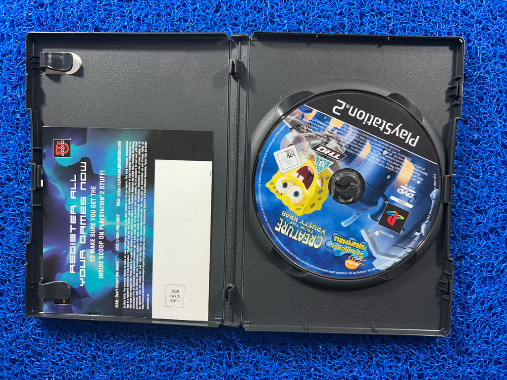 PS2 Spongebob squarepants creature krusty krab (E)