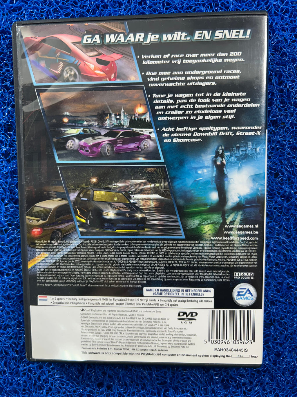 PS2 Need for speed underground 2 (E)