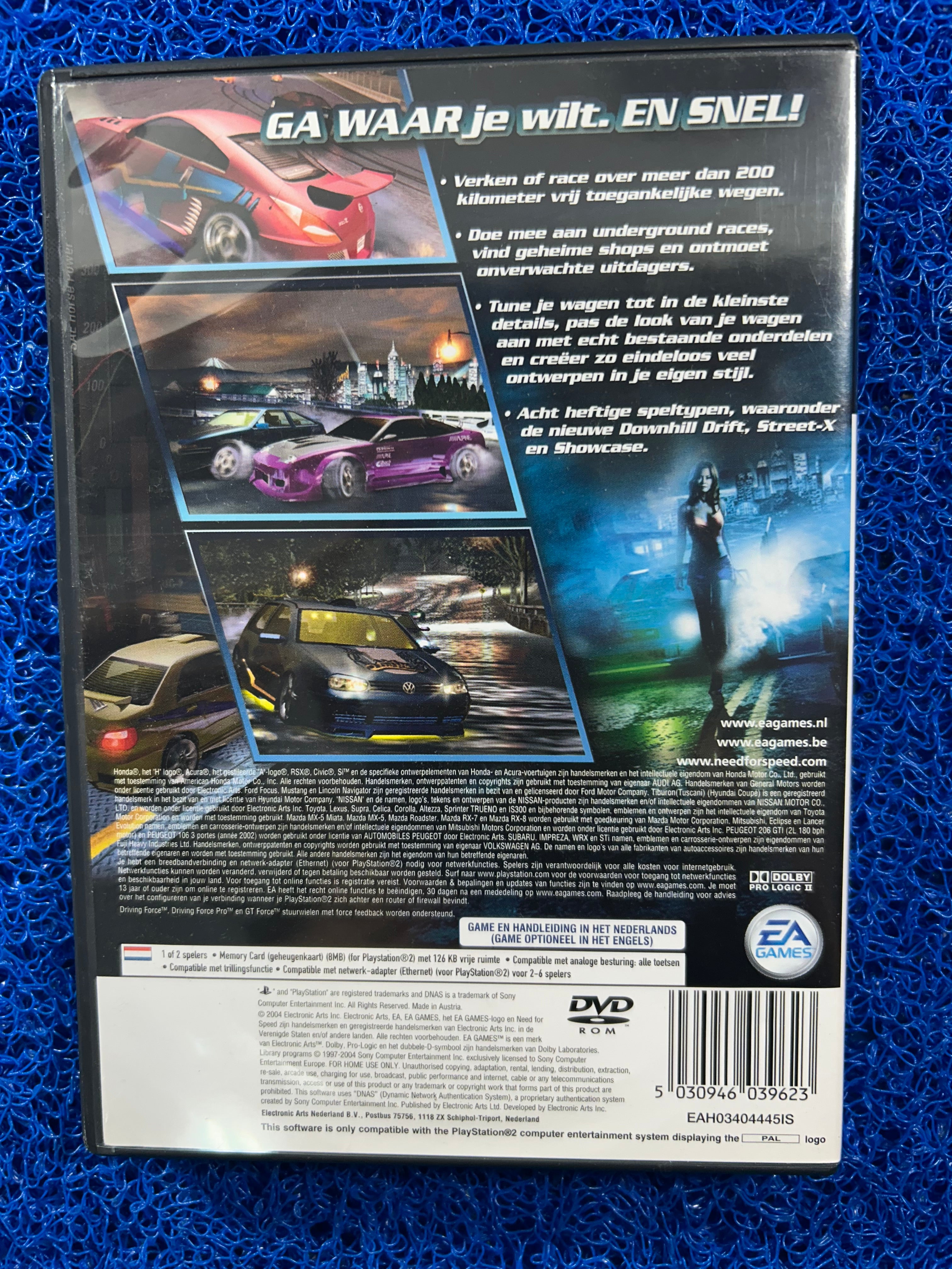 PS2 Need for speed underground 2 (E)