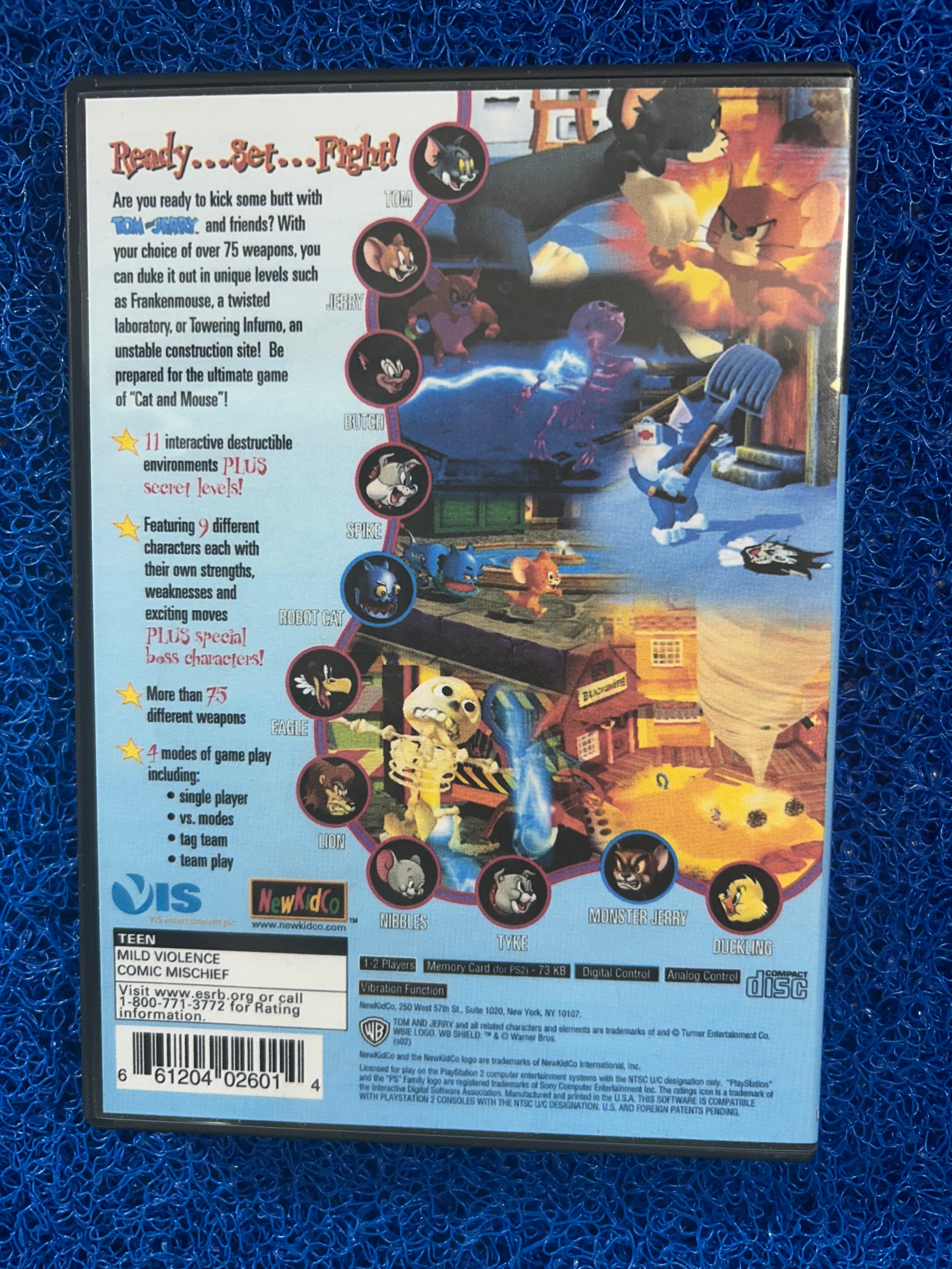 PS2# Tom and Jerry war of the whiskers (E)