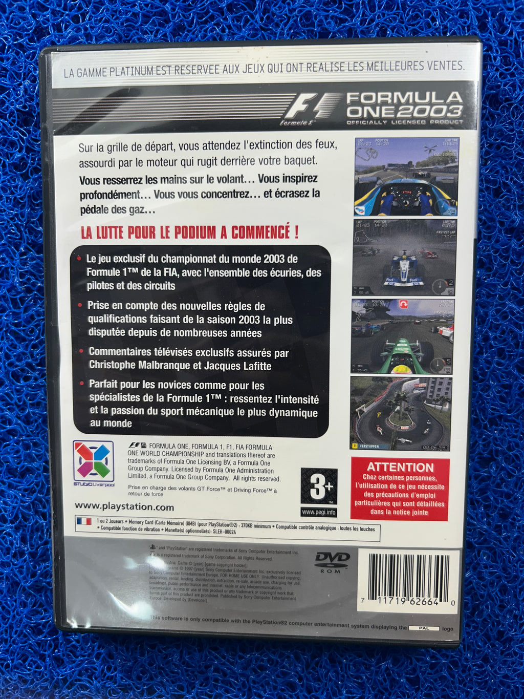 PS2 Fórmula one 2003 (E)
